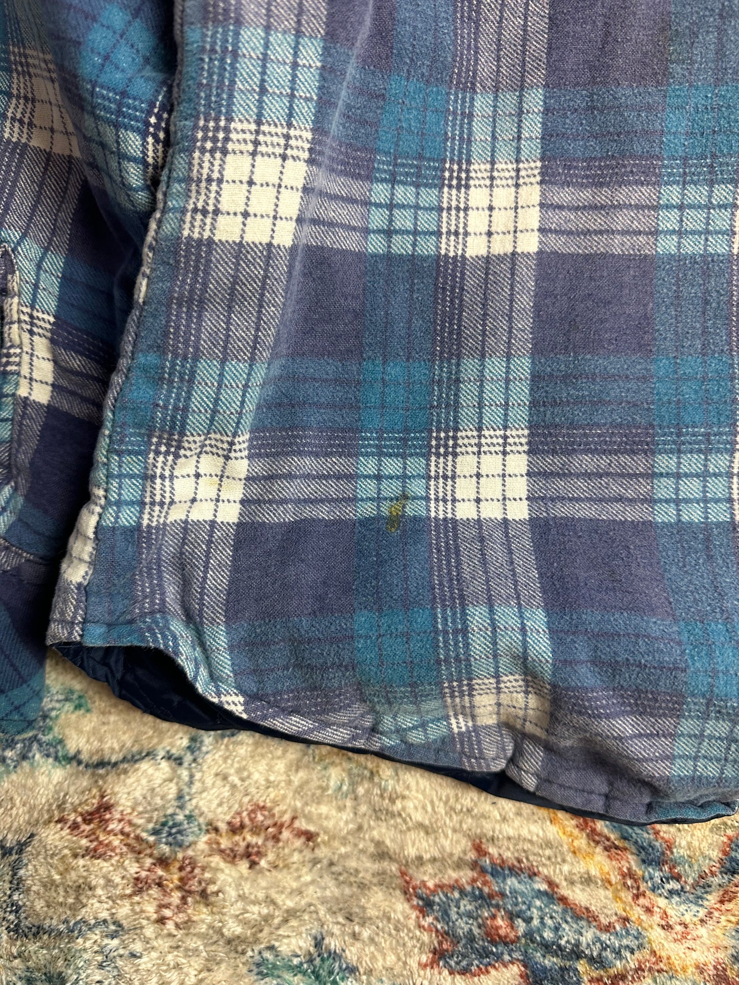 80s Bar-B Pearl Snap Flannel Shirt - S