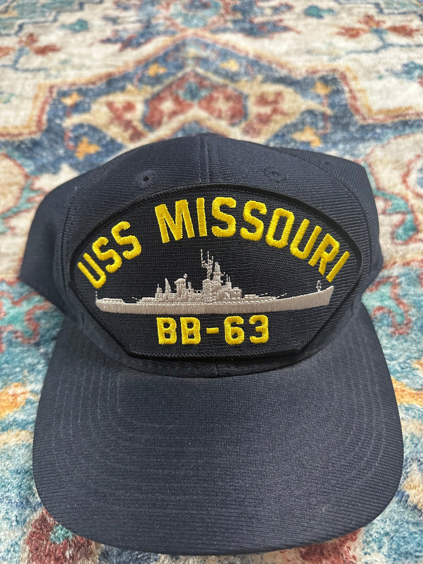 00s USS Missouri BB-63 Military SnapBack Hat