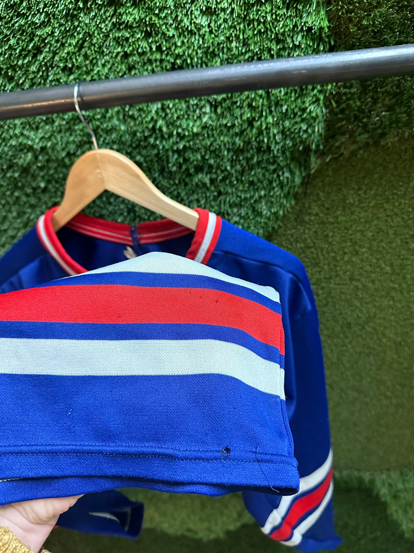 90s NHL CCM New York Rangers Spellout Jersey - M