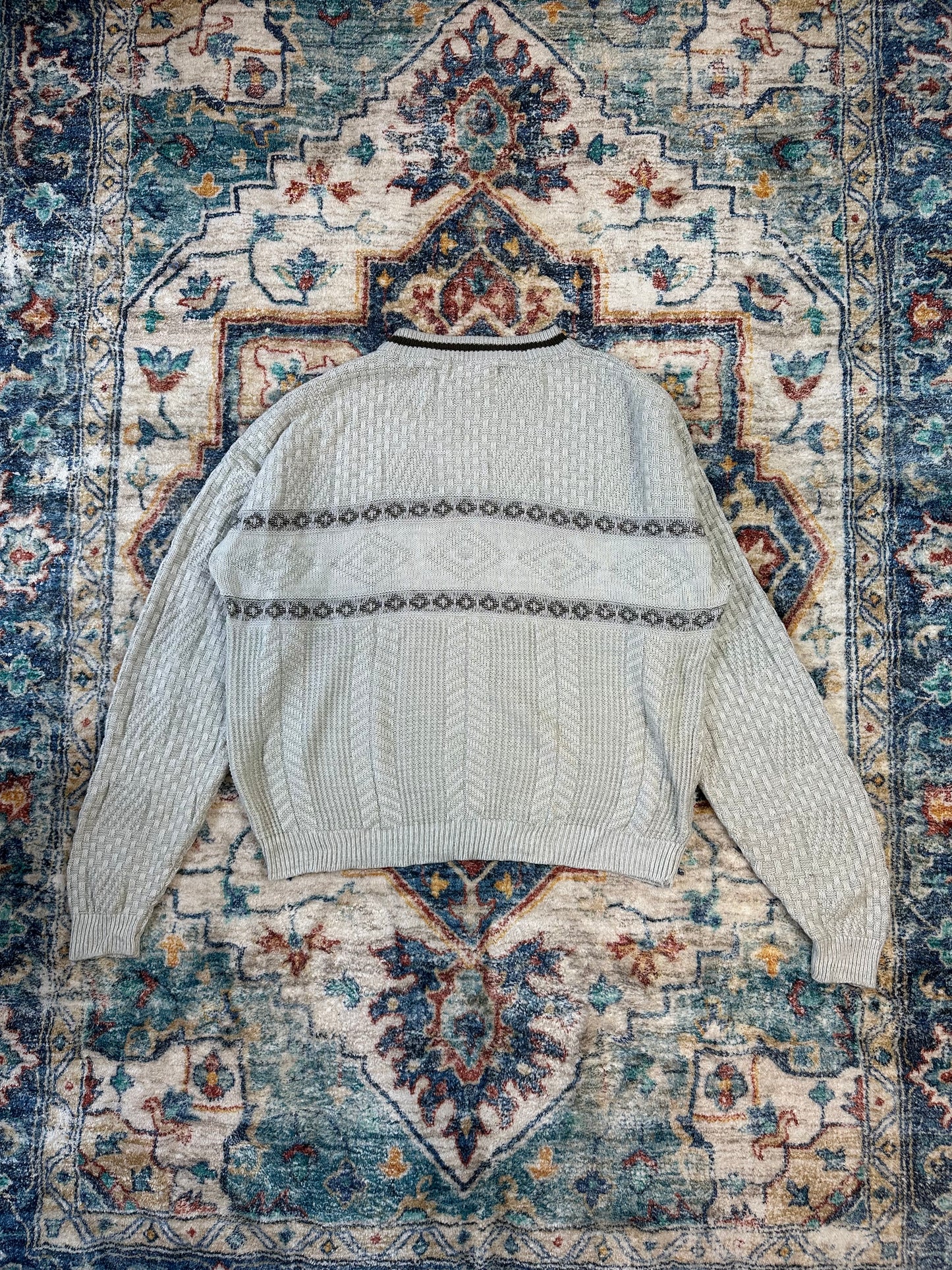 90s Chams Abstract Pullover Sweater - M