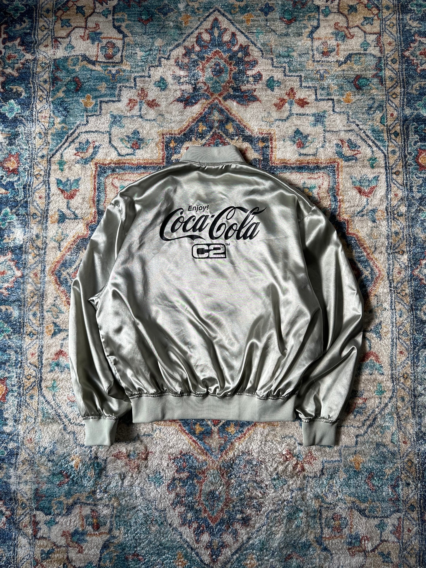 00s Coca-Cola R2 Satin Jacket - L