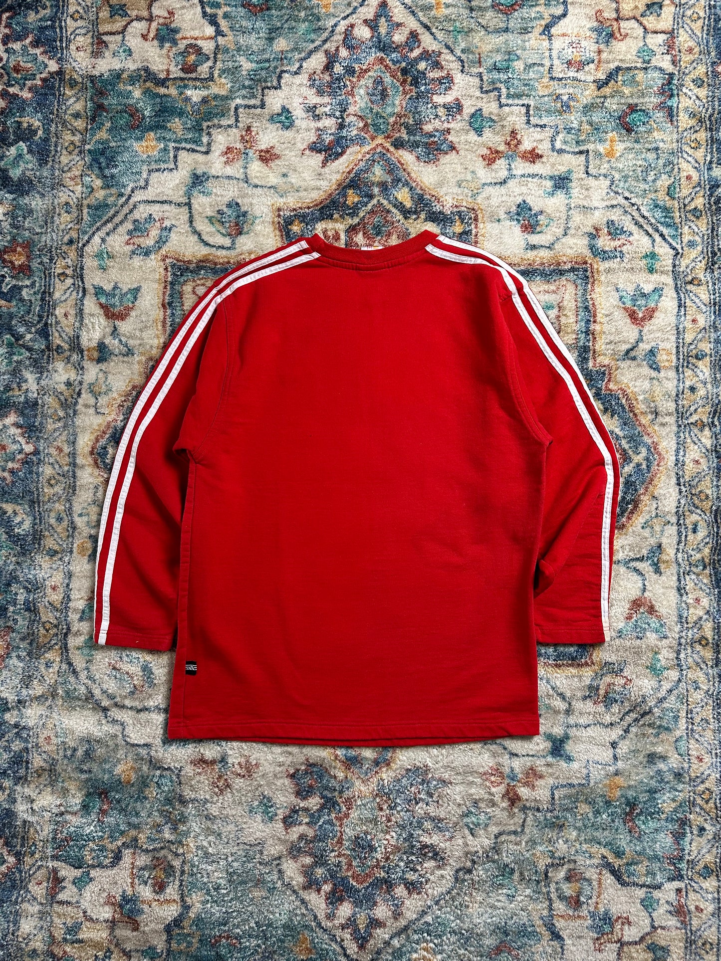 00s Adidas Logo Long Sleeve Shirt - M