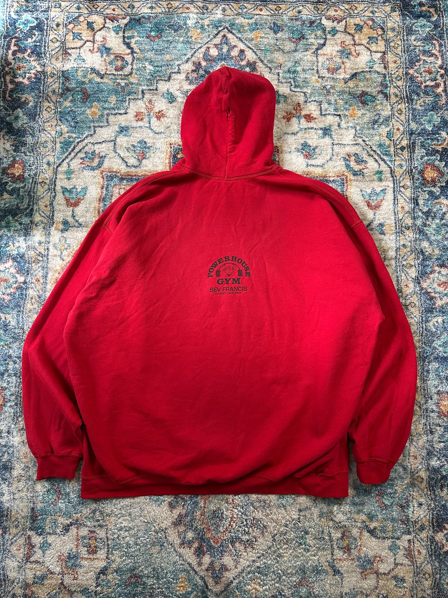90s Powerhouse Gym New York Pullover Hoodie - XXL
