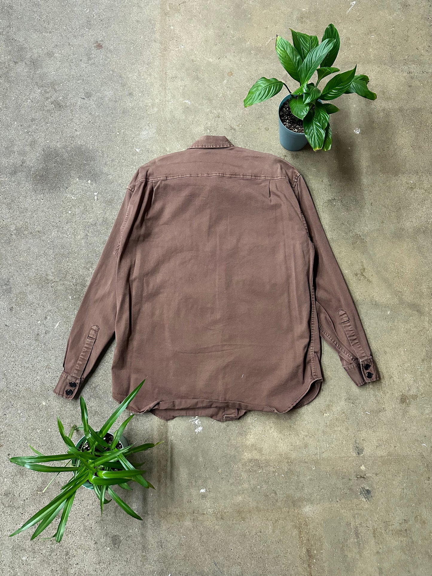 Vintage Levi’s Silver Tab Brown Button-up Shirt - XL