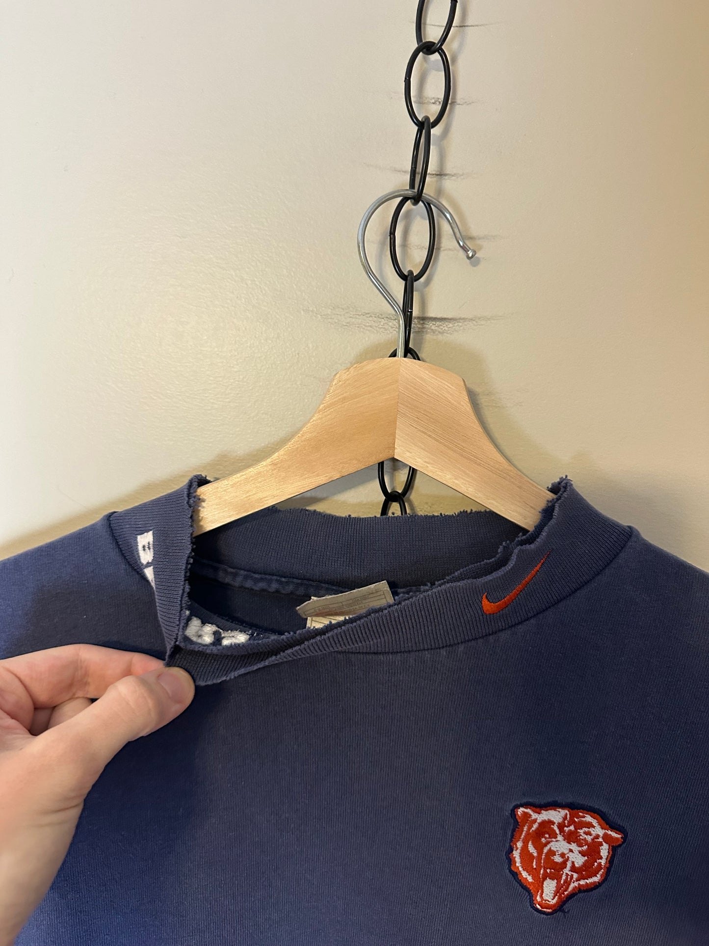 90s Nike NFL Chicago Bears Turtleneck T-shirt - XL