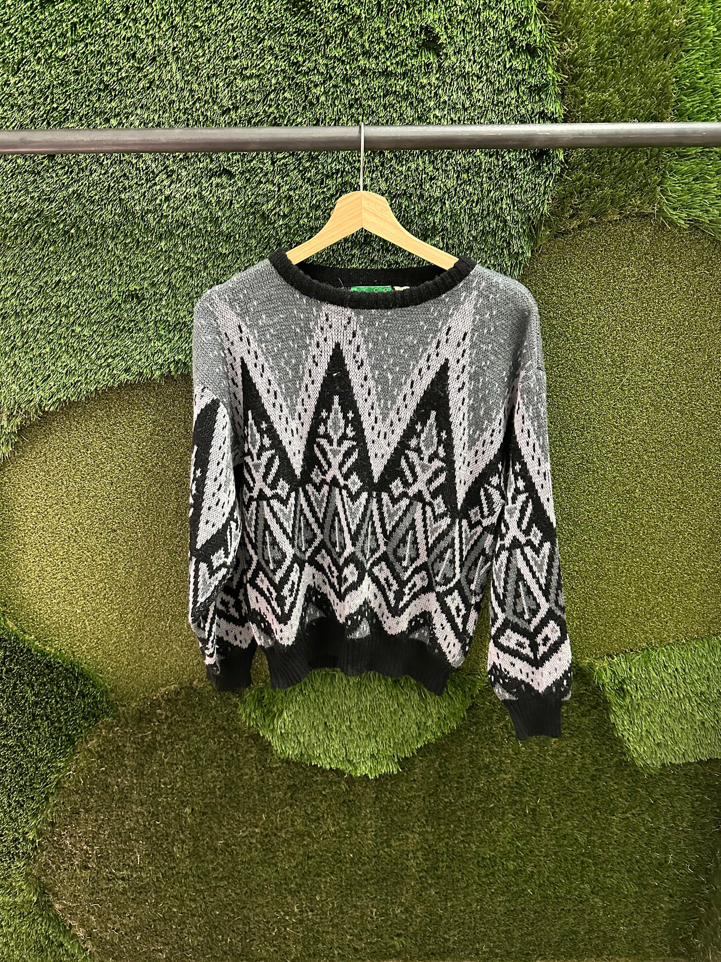 Vintage Ecco L’Italia Abstract Sweater - M