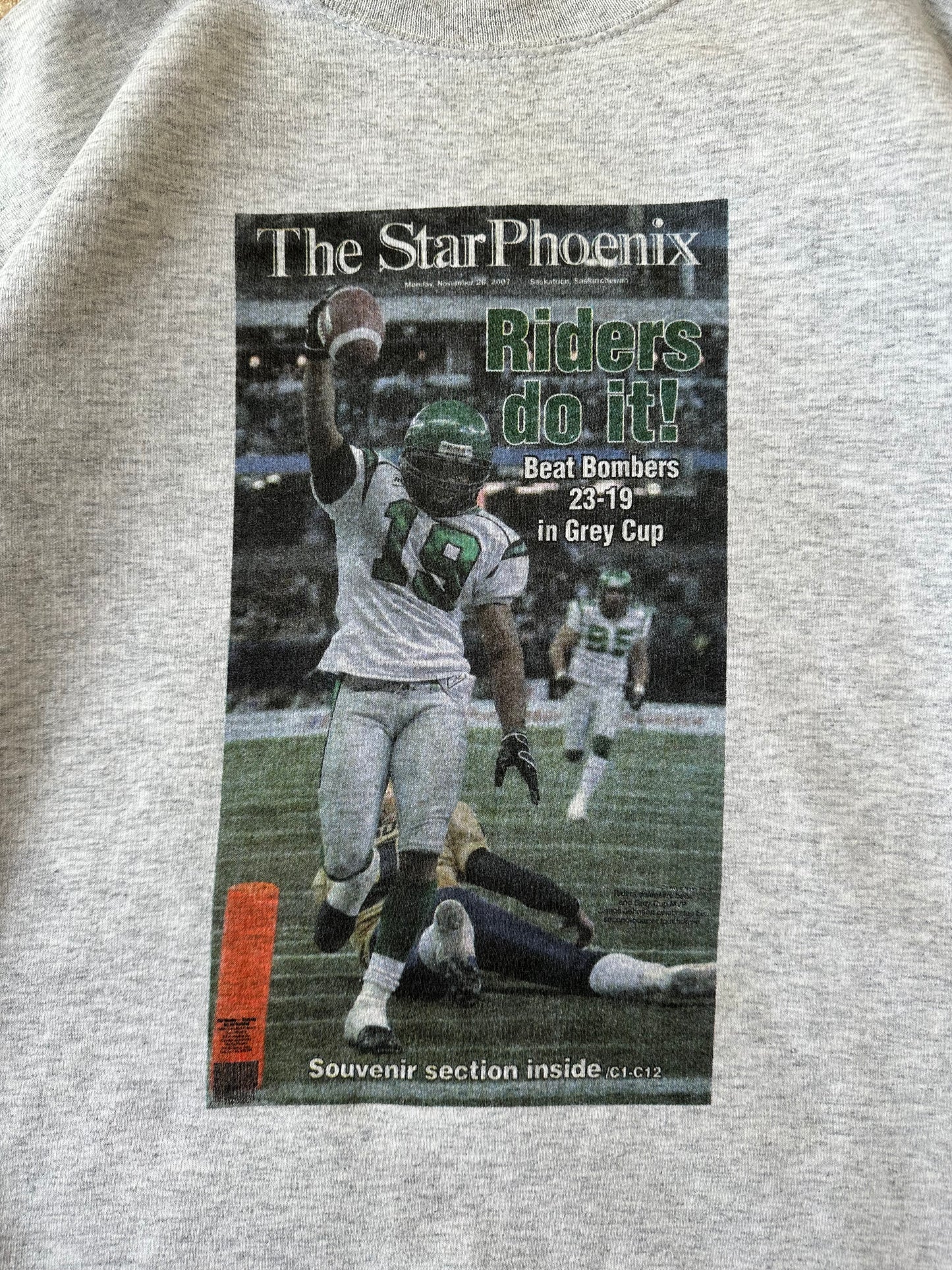 00s Saskatchewan Roughriders Grey Cup Crewneck - M