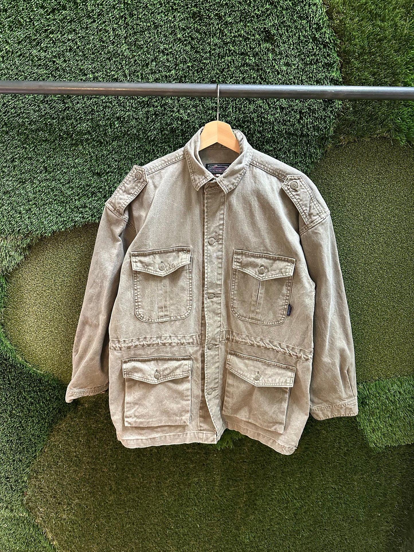 90s Misty Mountain Cargo Utility Jacket - M