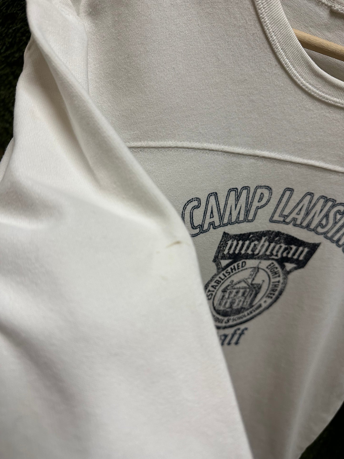 90s Camp Lansing Michigan Long Sleeve T-shirt - M