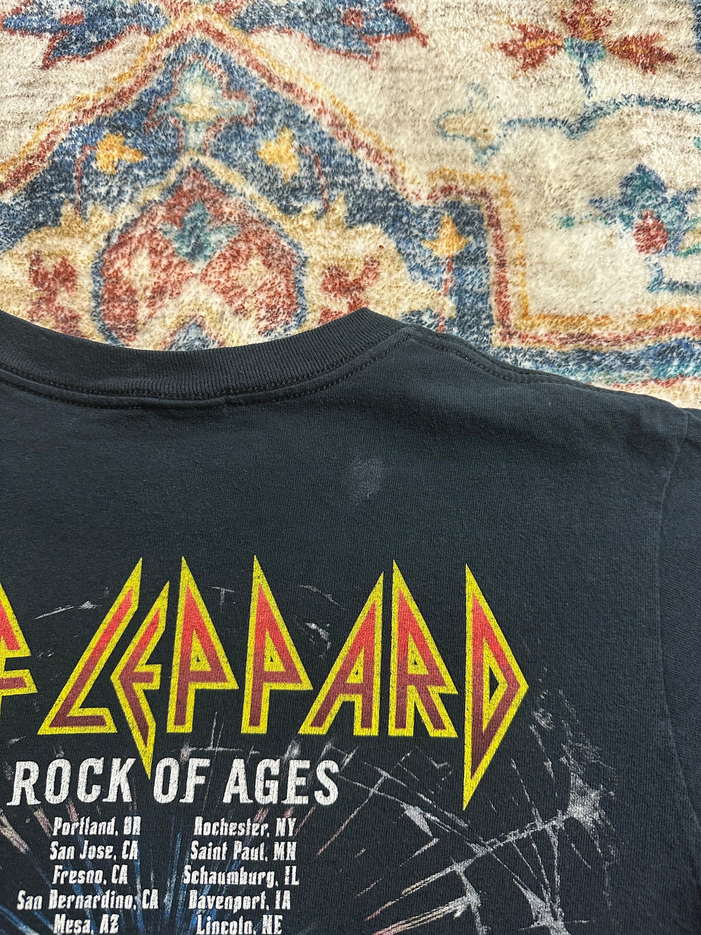 00s Def Leppard Rock Of Ages Band T-shirt - S