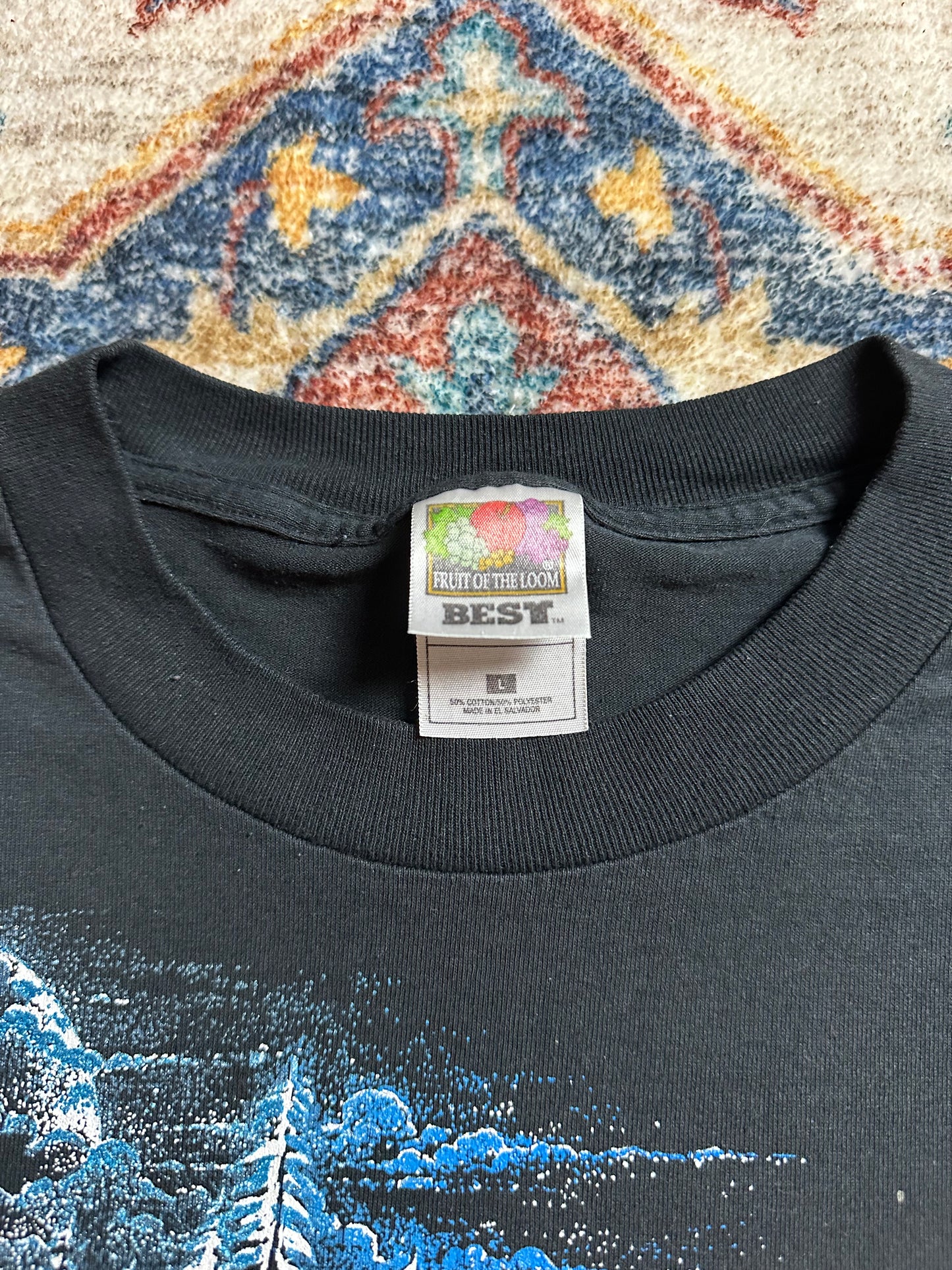 90s Nevada Wolf Animal T-shirt - L