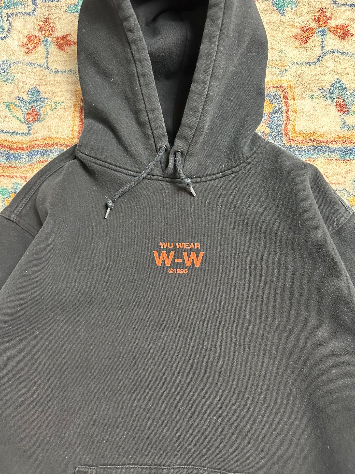 90s Wu Wear Logos Hoodie - S