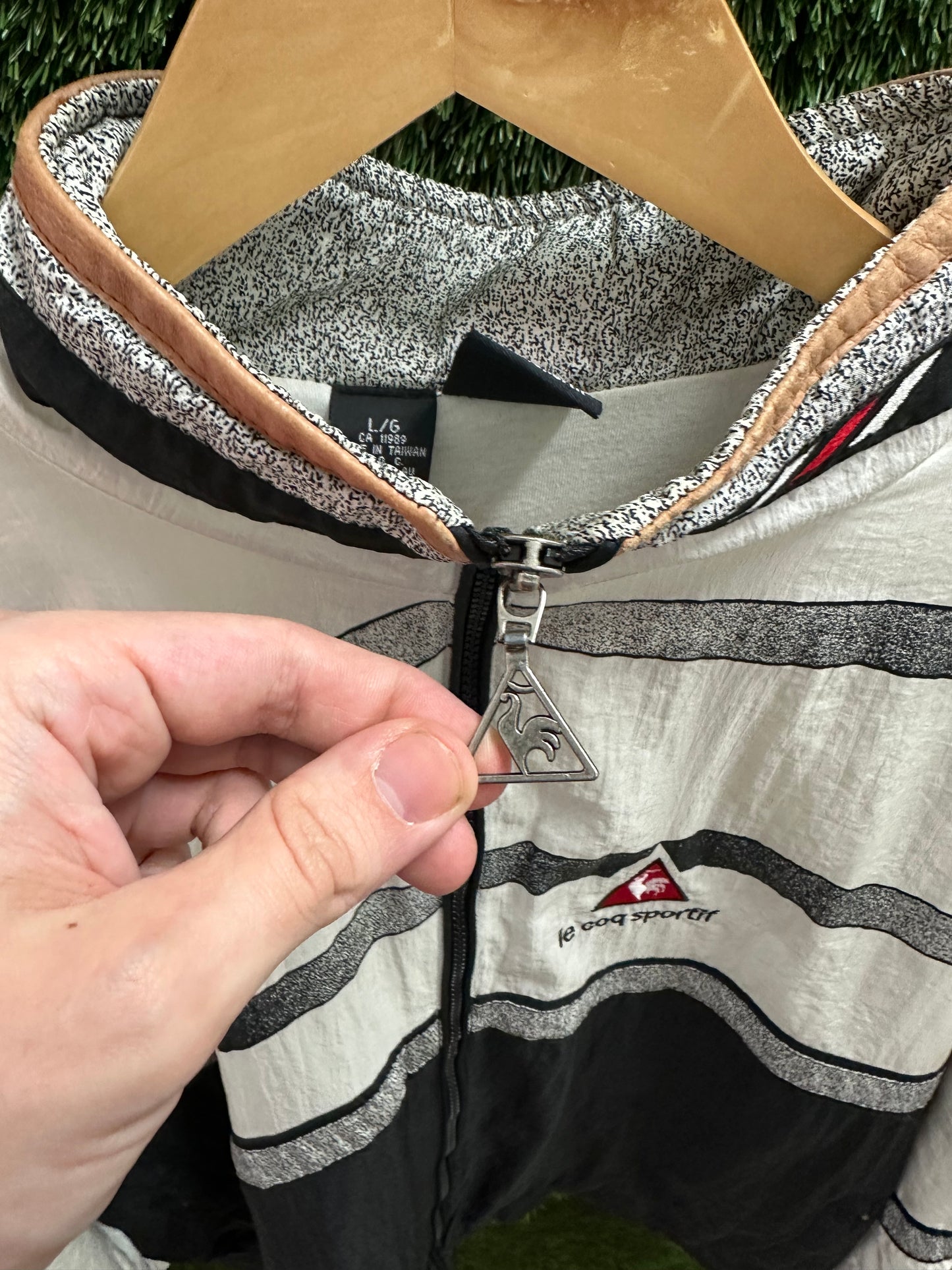 Vintage Le Coq Sportif Light Zip-up Jacket - L