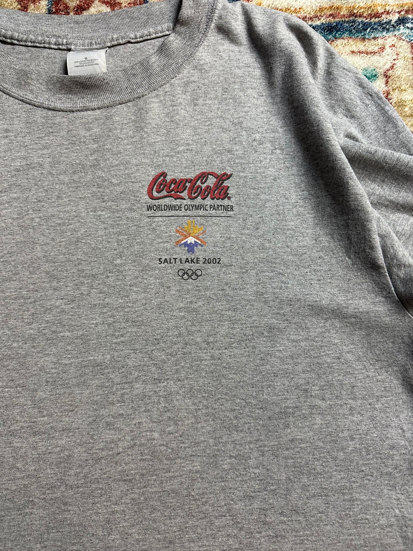 00s Coca Cola Athens Olympics Long Sleeve T-shirt - L