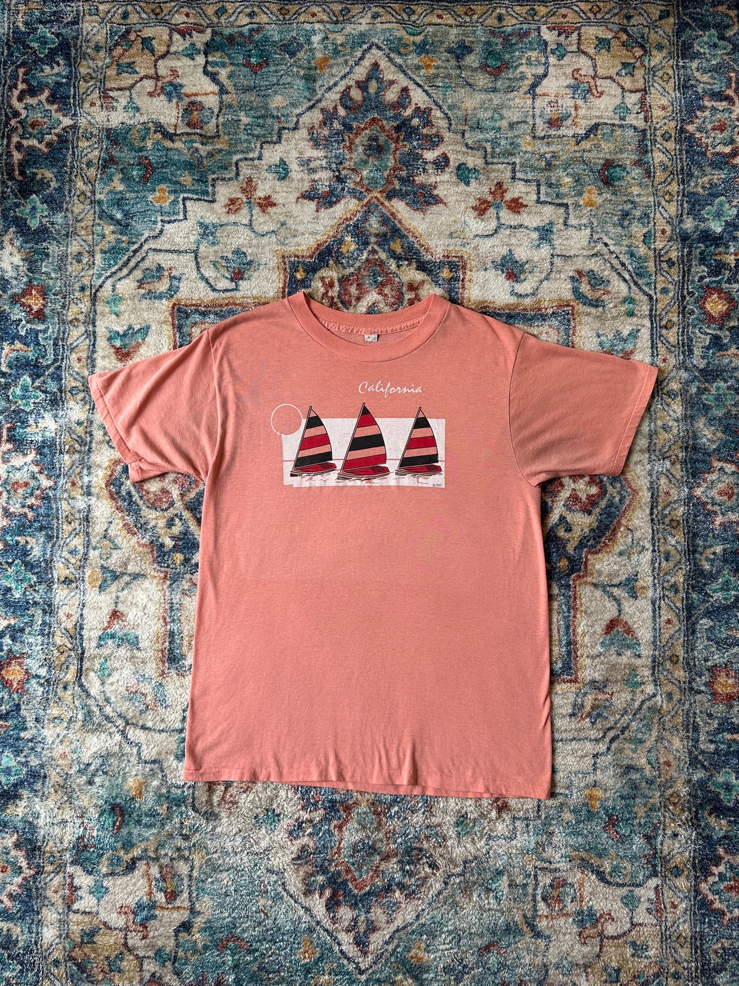 80s California Sailboats T-shirt - XL