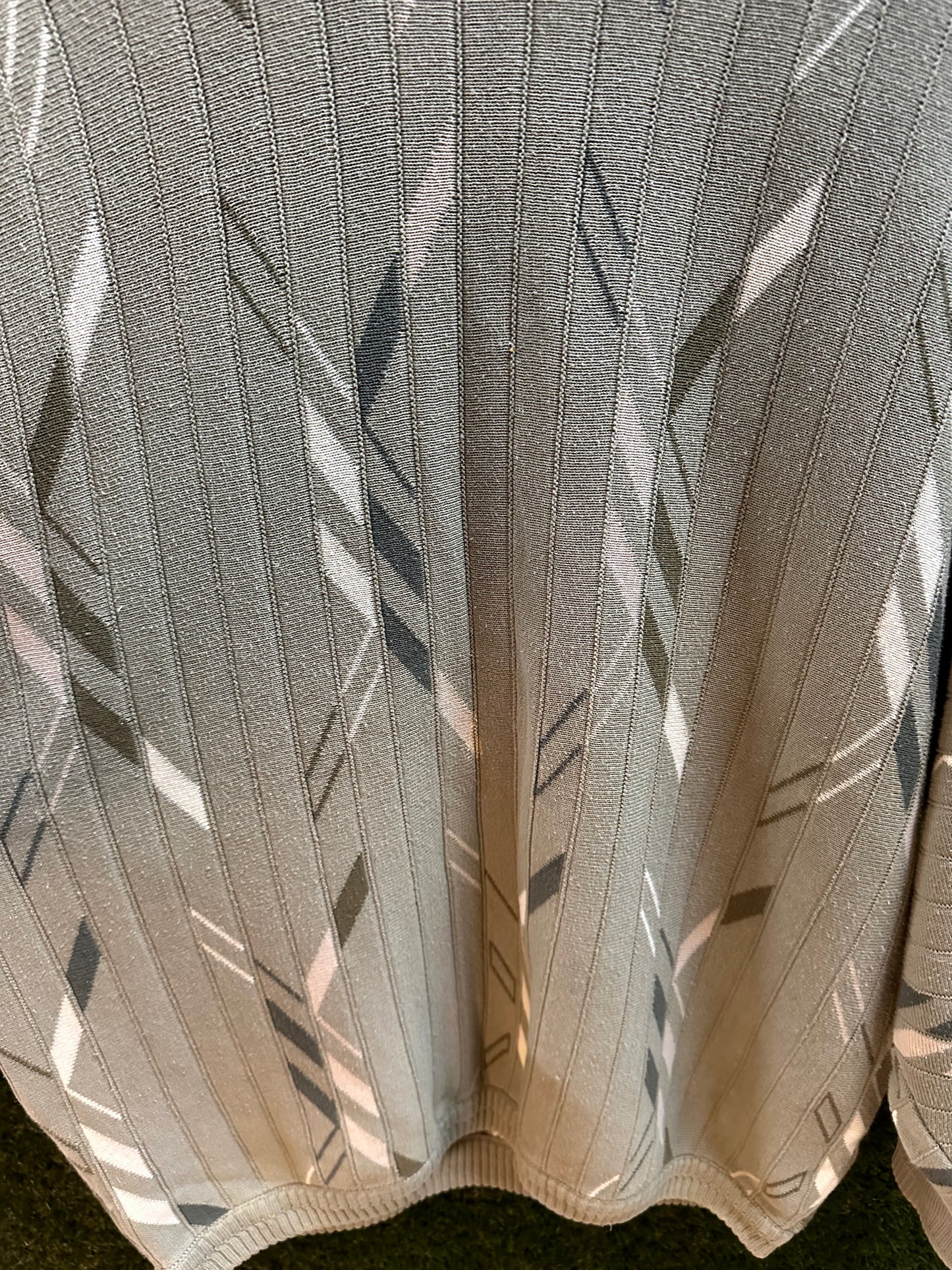 90s Tosani Abstract Striped Sweater - L