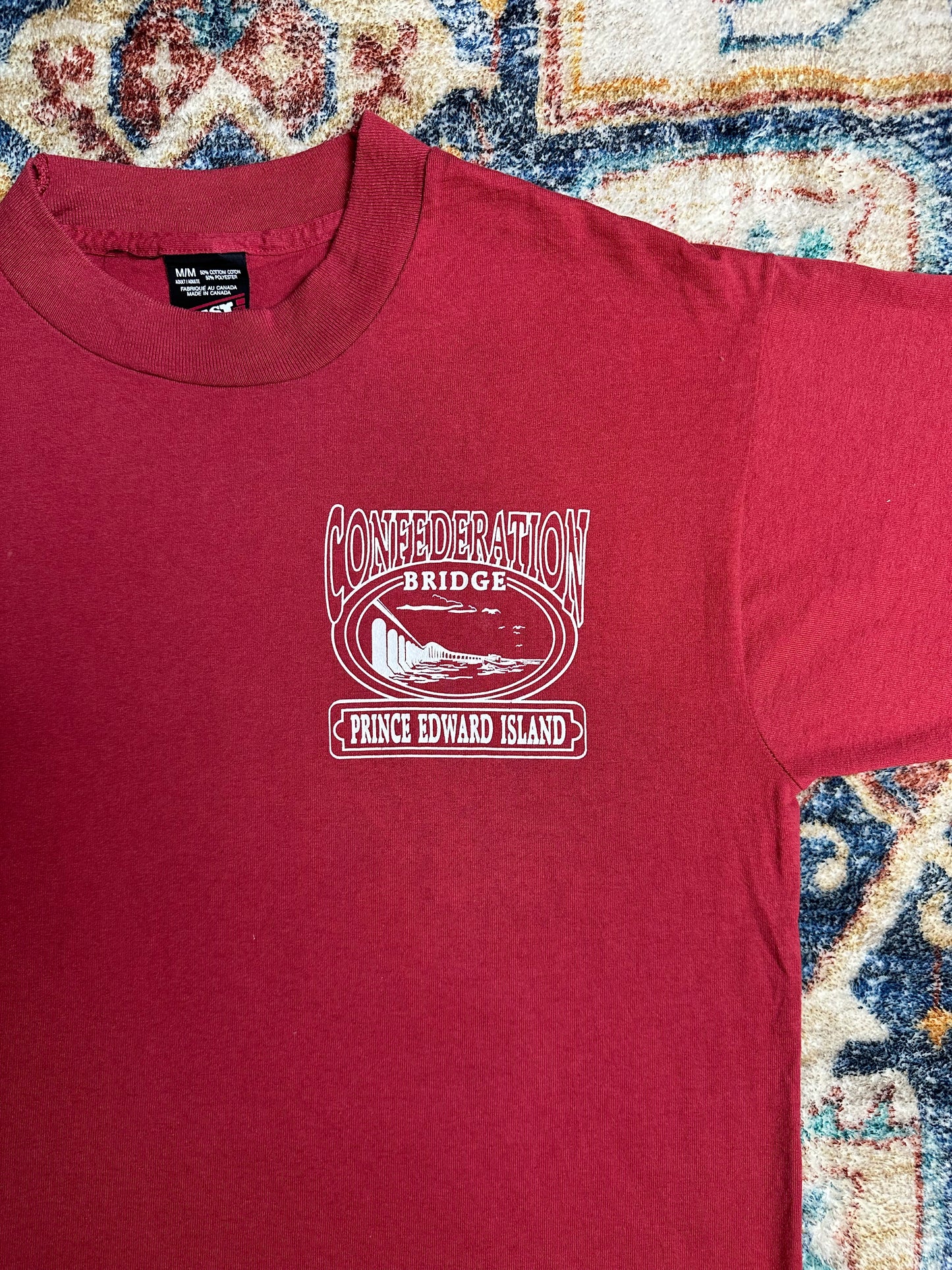 90s Confederation Bridge PEI Canada T-shirt - M
