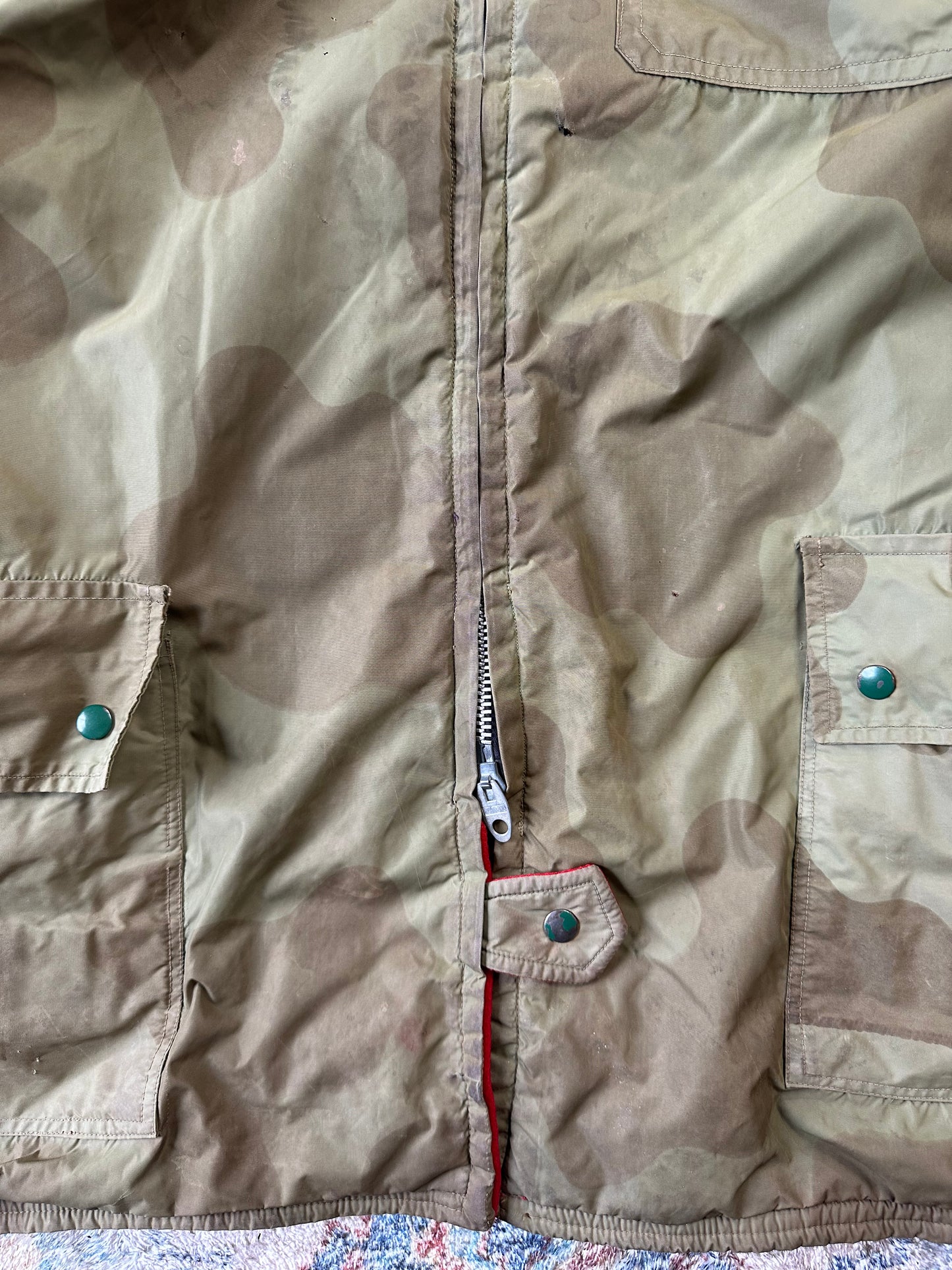 70s Camouflage Hunting Jacket - XXL