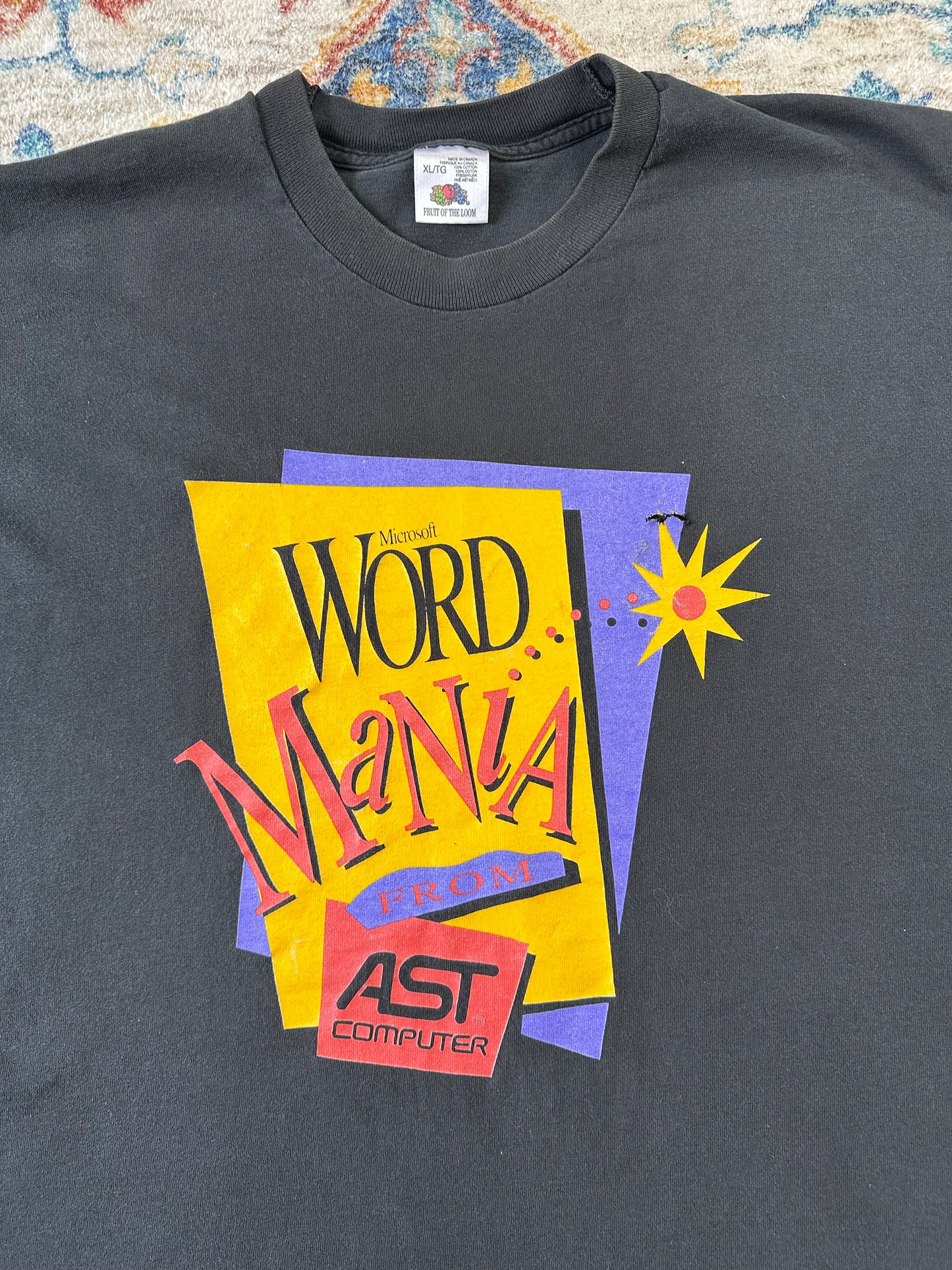 90s Microsoft Word Mania T-shirt - XL