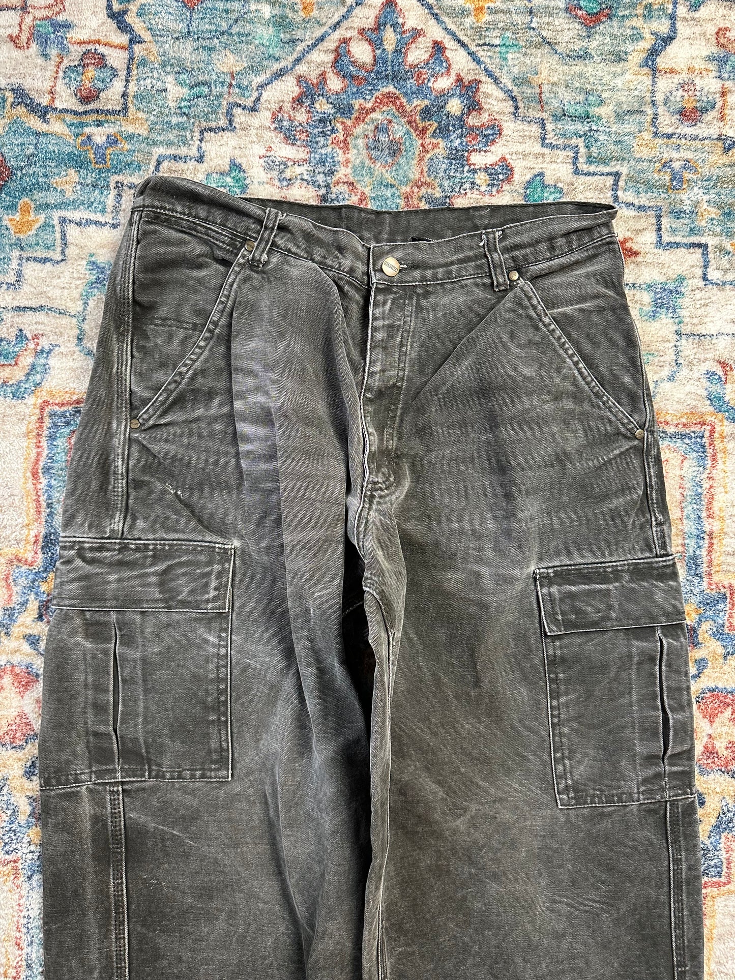 00s Dakota Faded Cargo Workwear Pants - 35