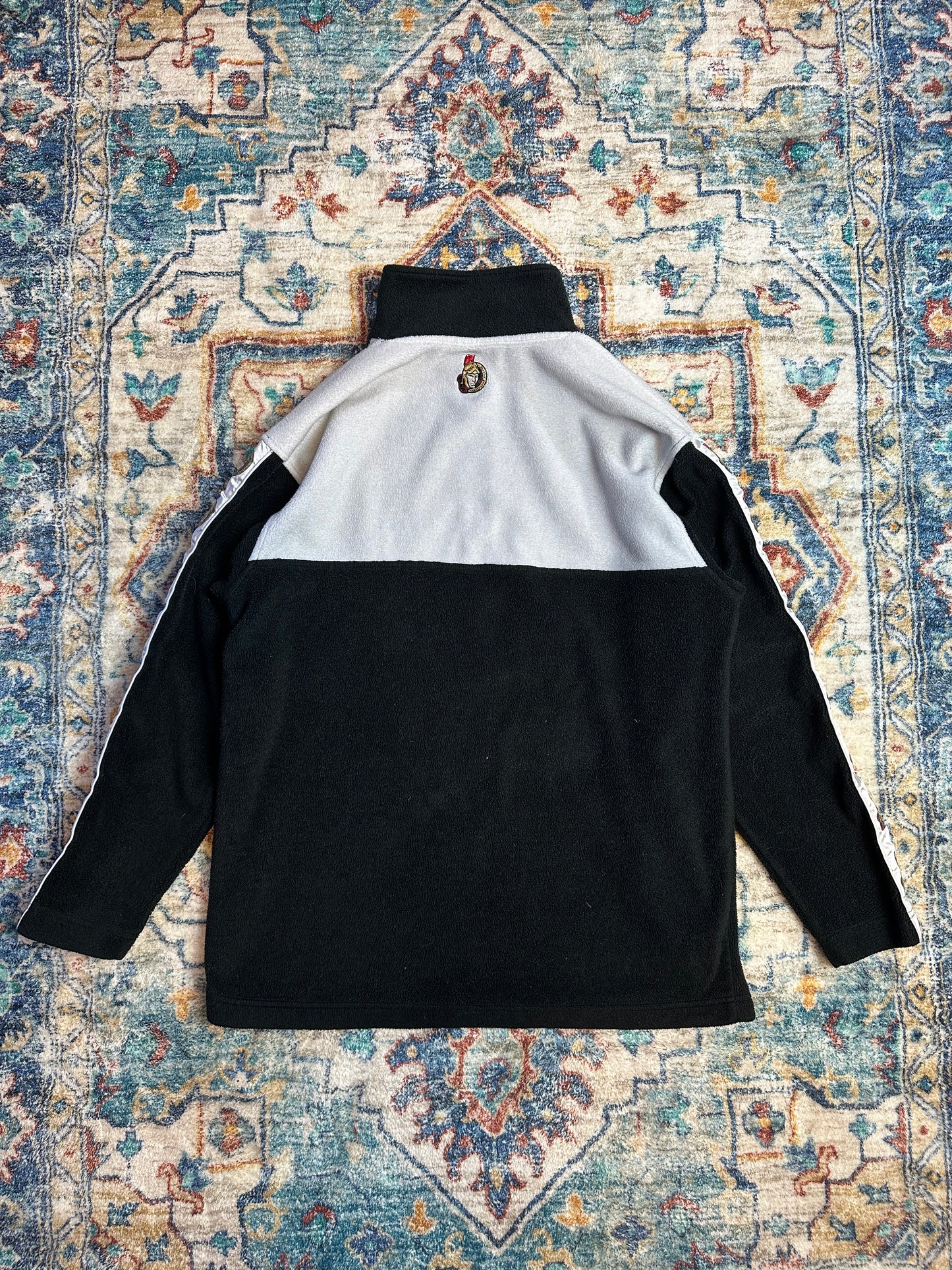 00s NHL Ottawa Senators 1/4 Zip-up Fleece - XL