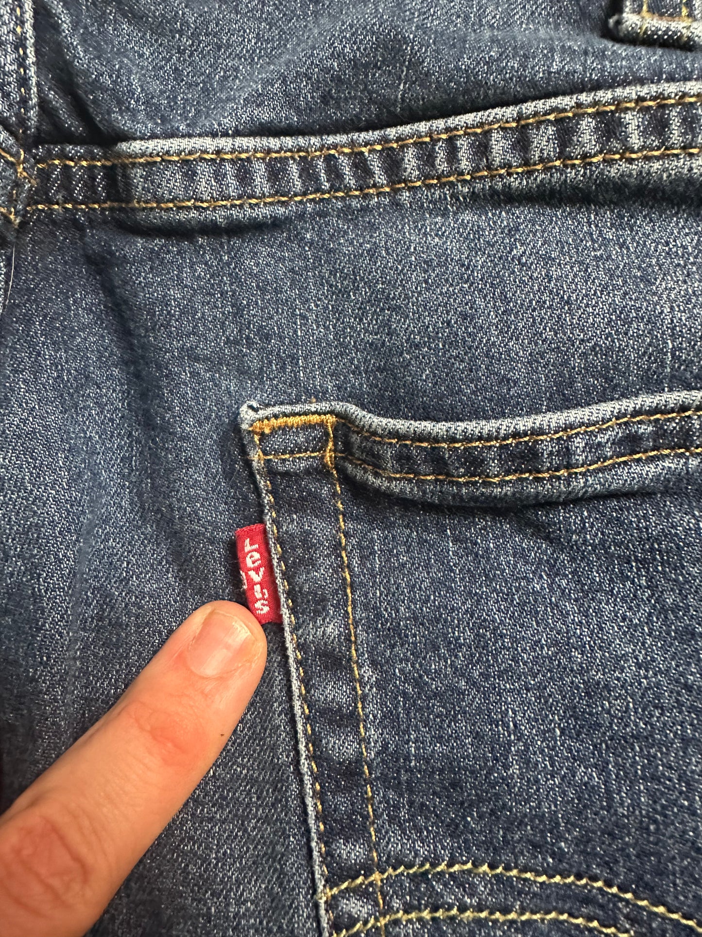 Levi’s 412 Dark Wash Denim Shorts - 40
