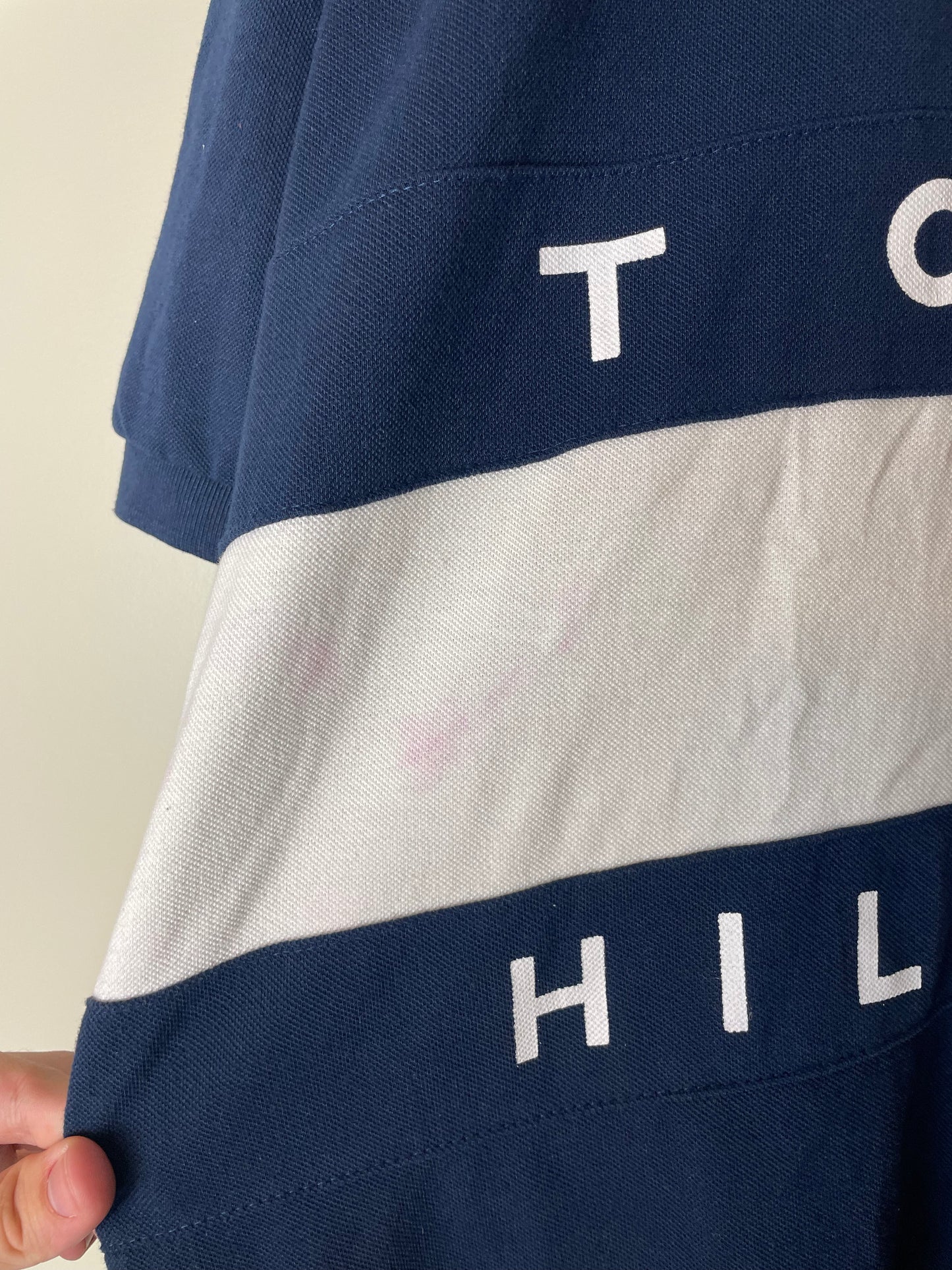 Vintage Tommy Hilfiger Flag Polo Shirt - XL