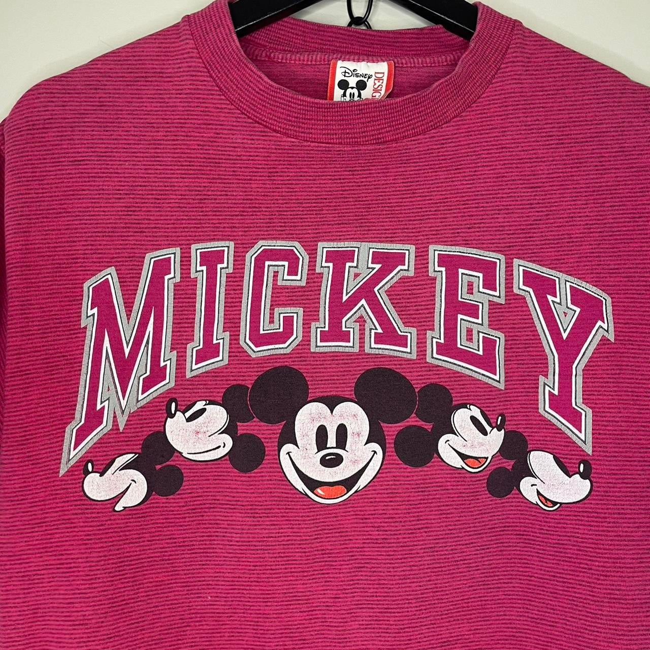 Vintage Disney Mickey Mouse Spellout T-shirt - S