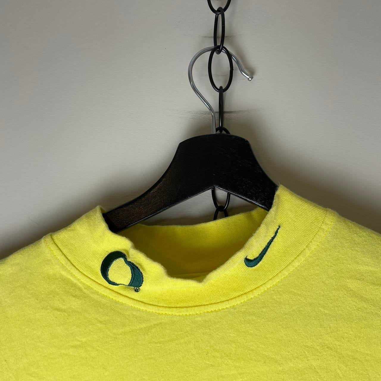 Vintage Nike Oregon Ducks Mock Neck Longsleeve Shirt - L