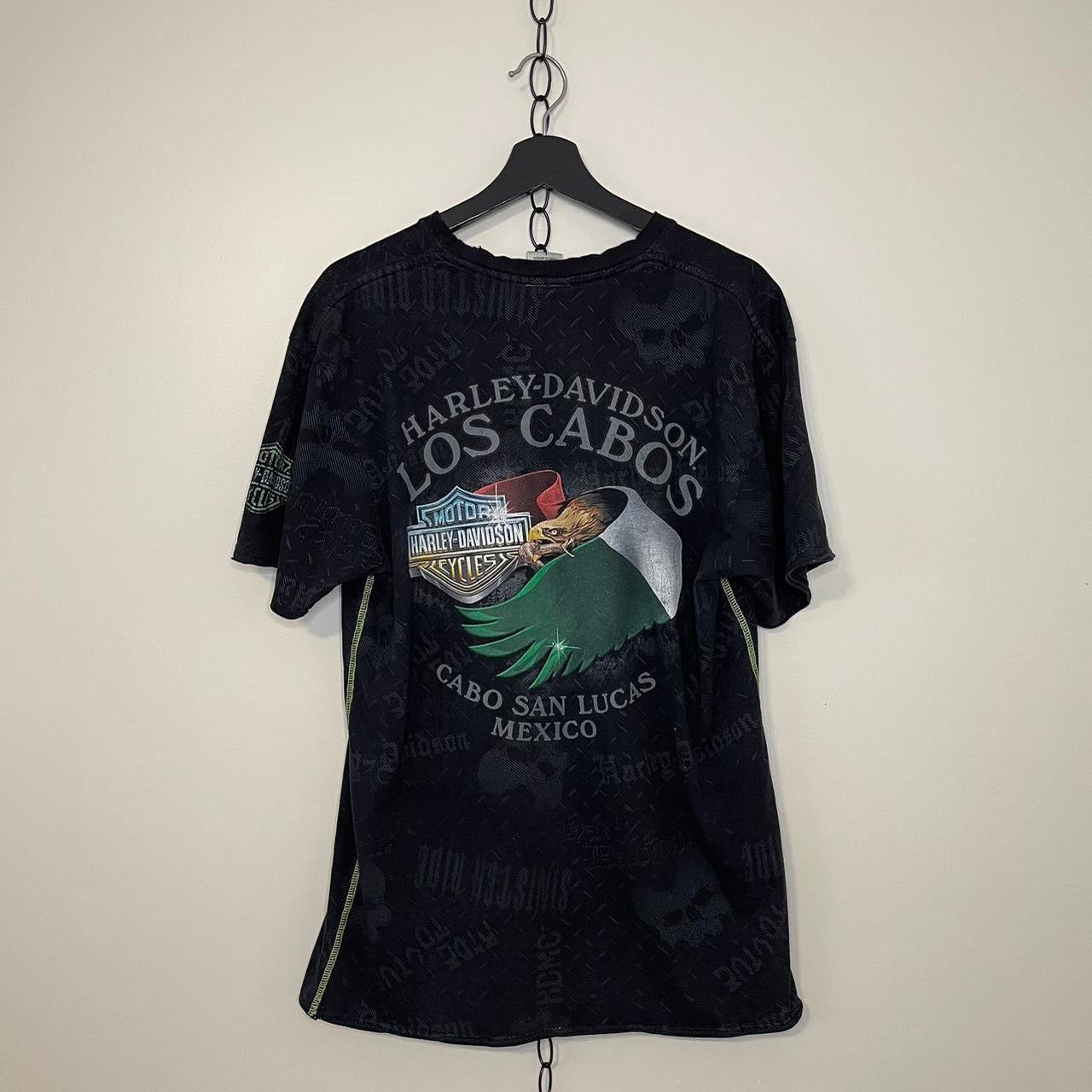Harley Davidson All Over Print T-shirt - L