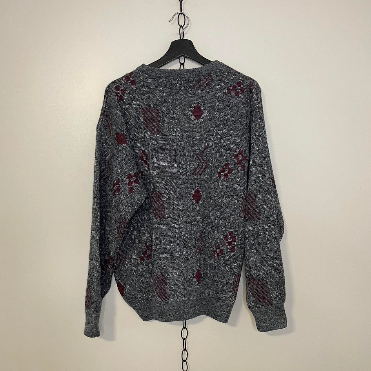 Vintage Tosani Shapes All Over Print Sweater - L