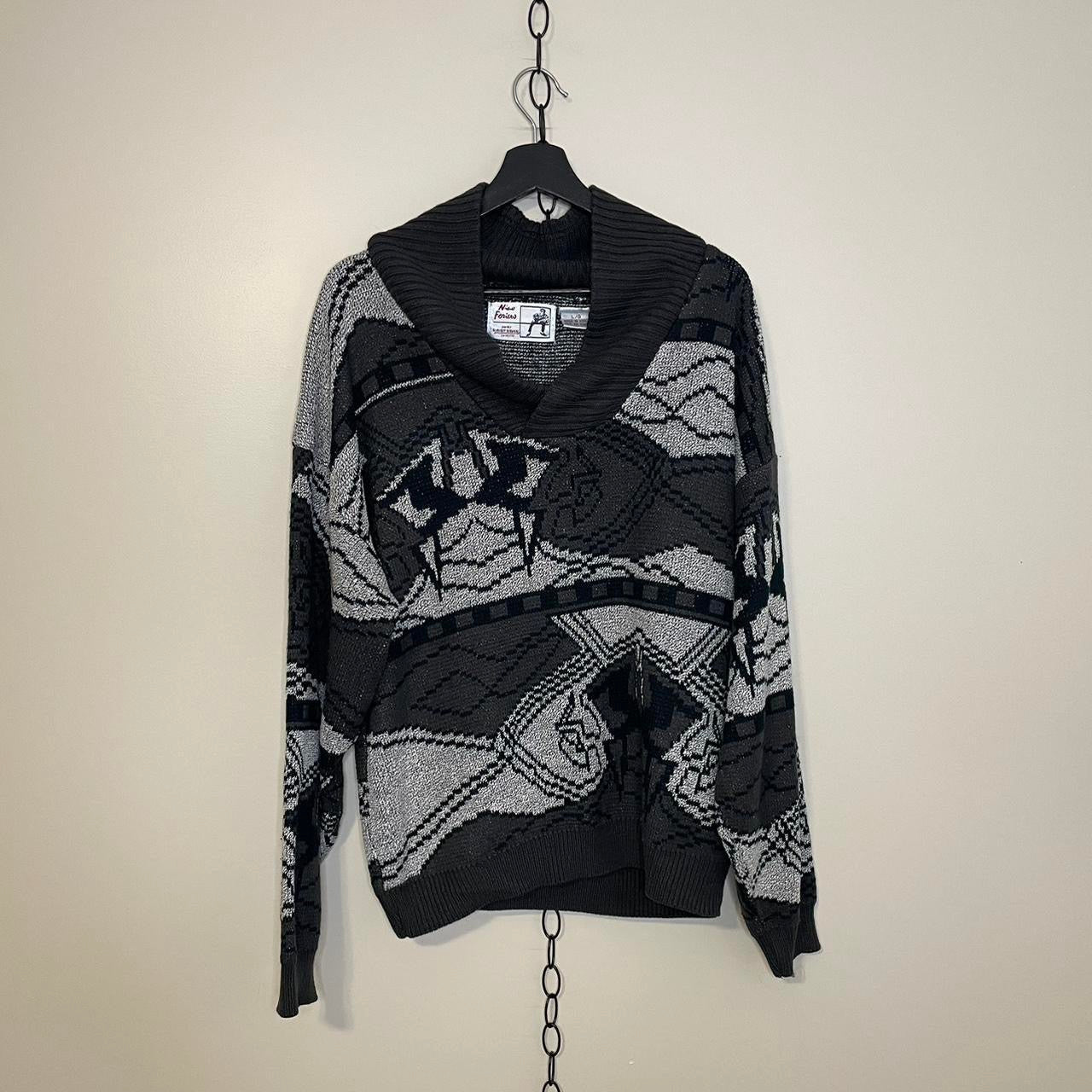 Vintage Nino Foriero Abstract Sweater - L
