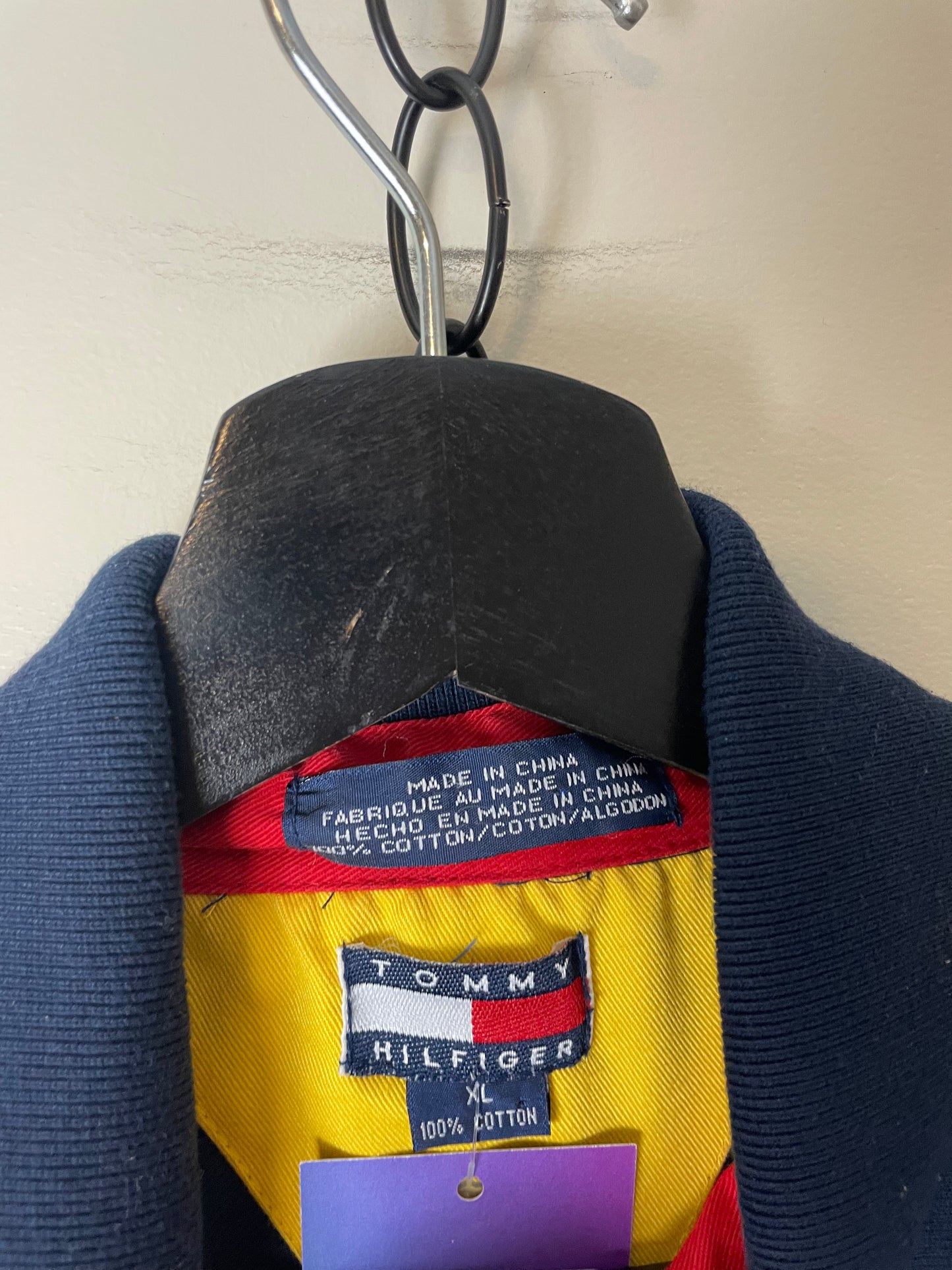 Vintage Tommy Hilfiger Flag Polo Shirt - XL