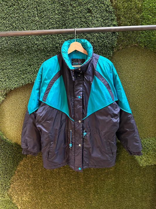 80s Action Gem Zip-up Ski Jacket - M