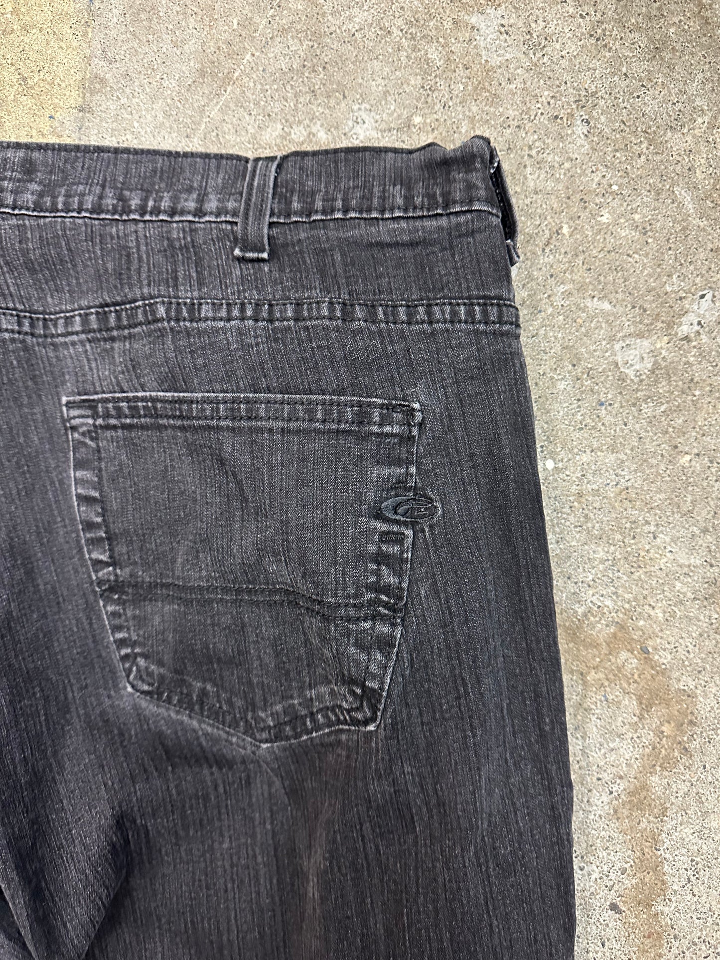 00s Point Zero Black Baggy Jeans - 44