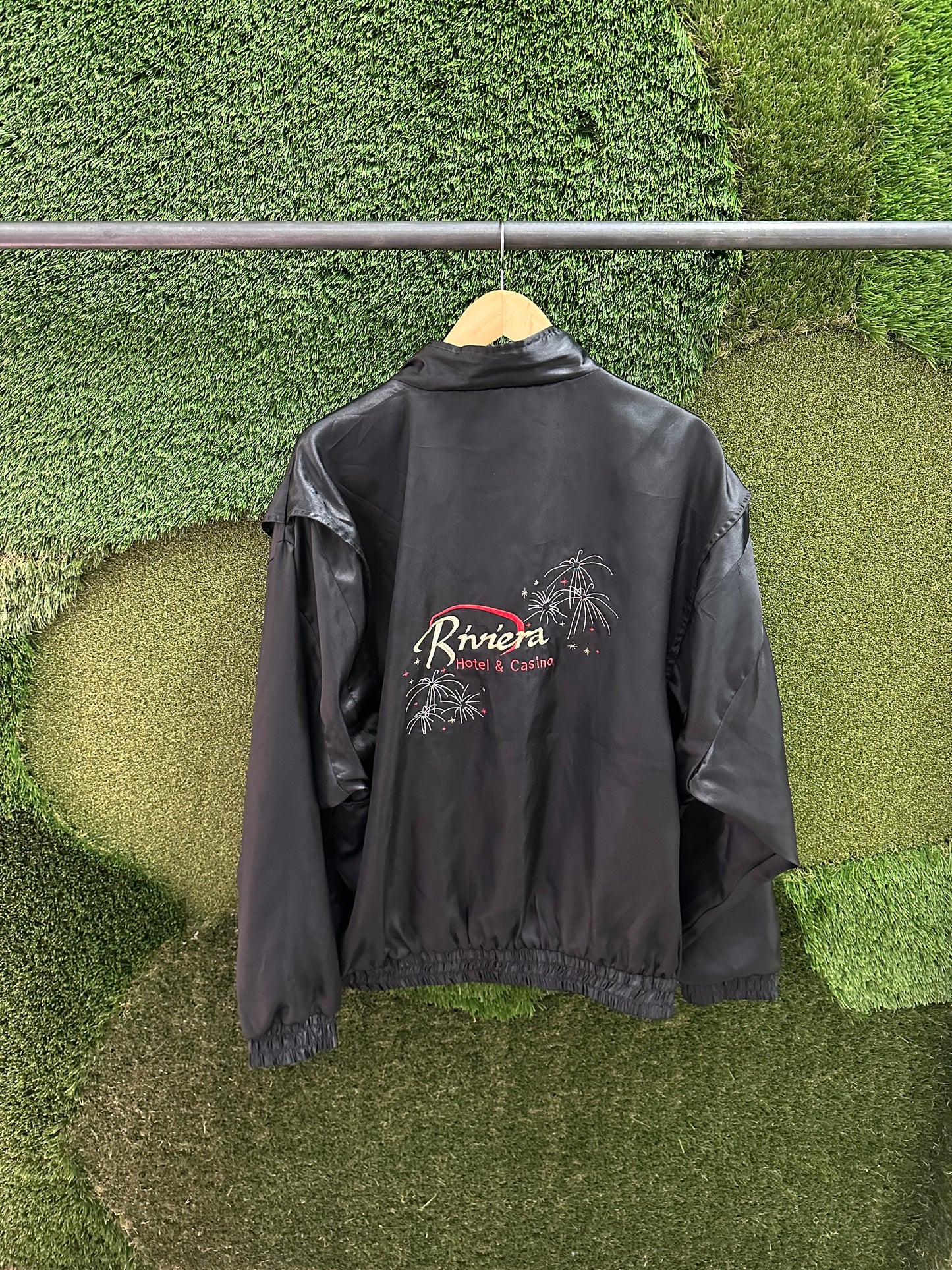 Vintage Riviera Satin Jacket - XXL