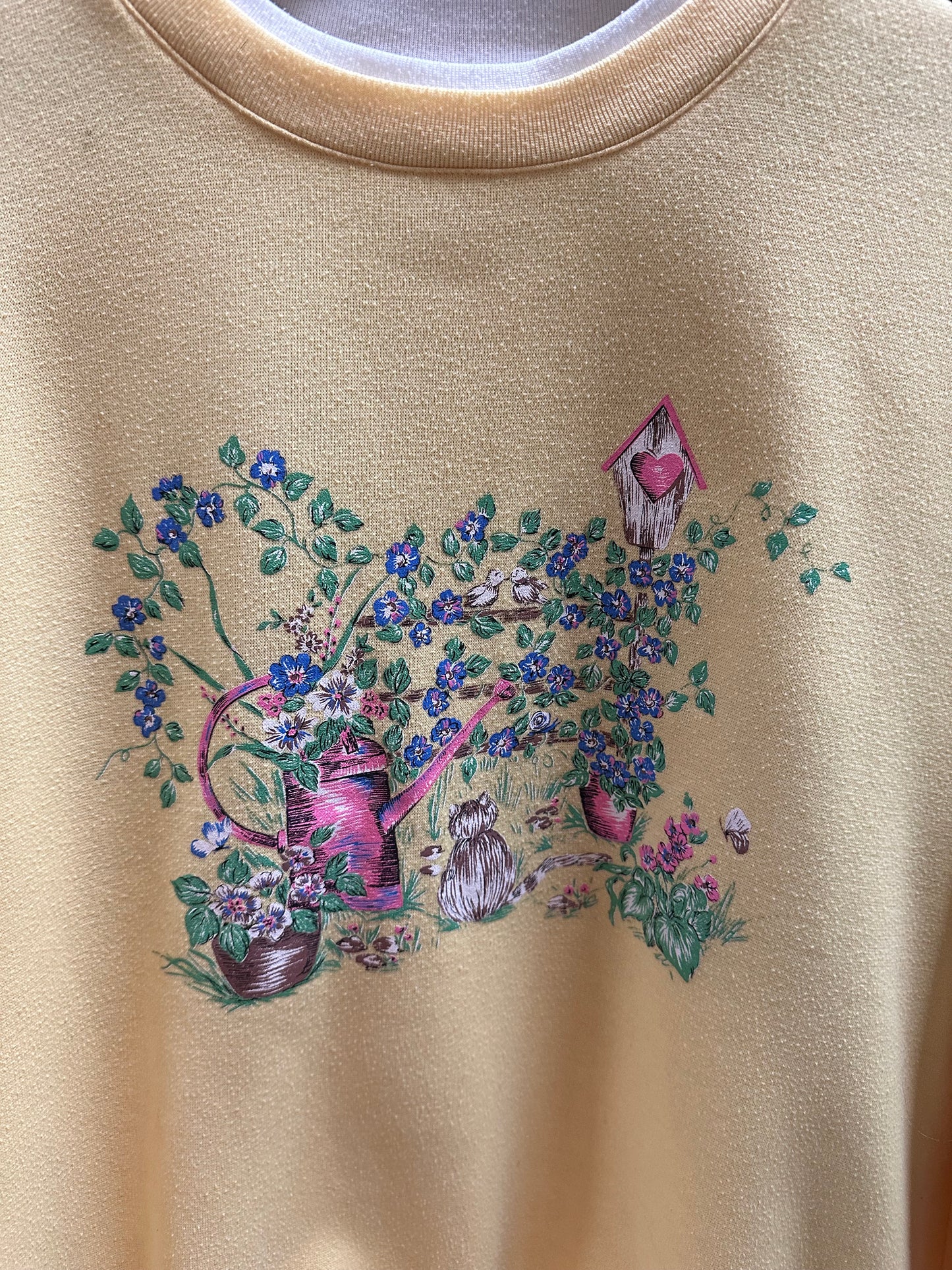 90s Garden Watering Crewneck - L