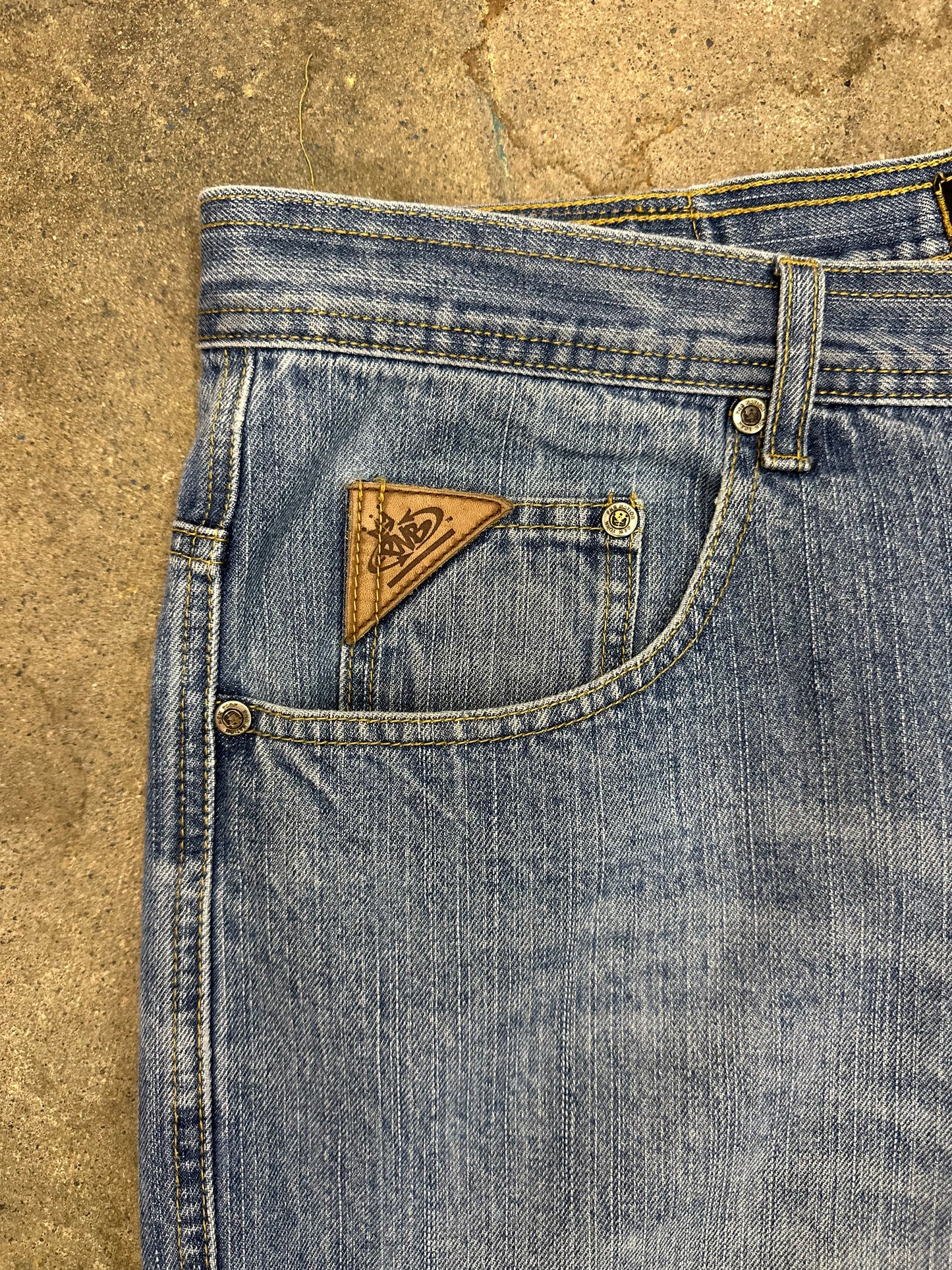 00s PNB Nation Baggy Denim Shorts - 38