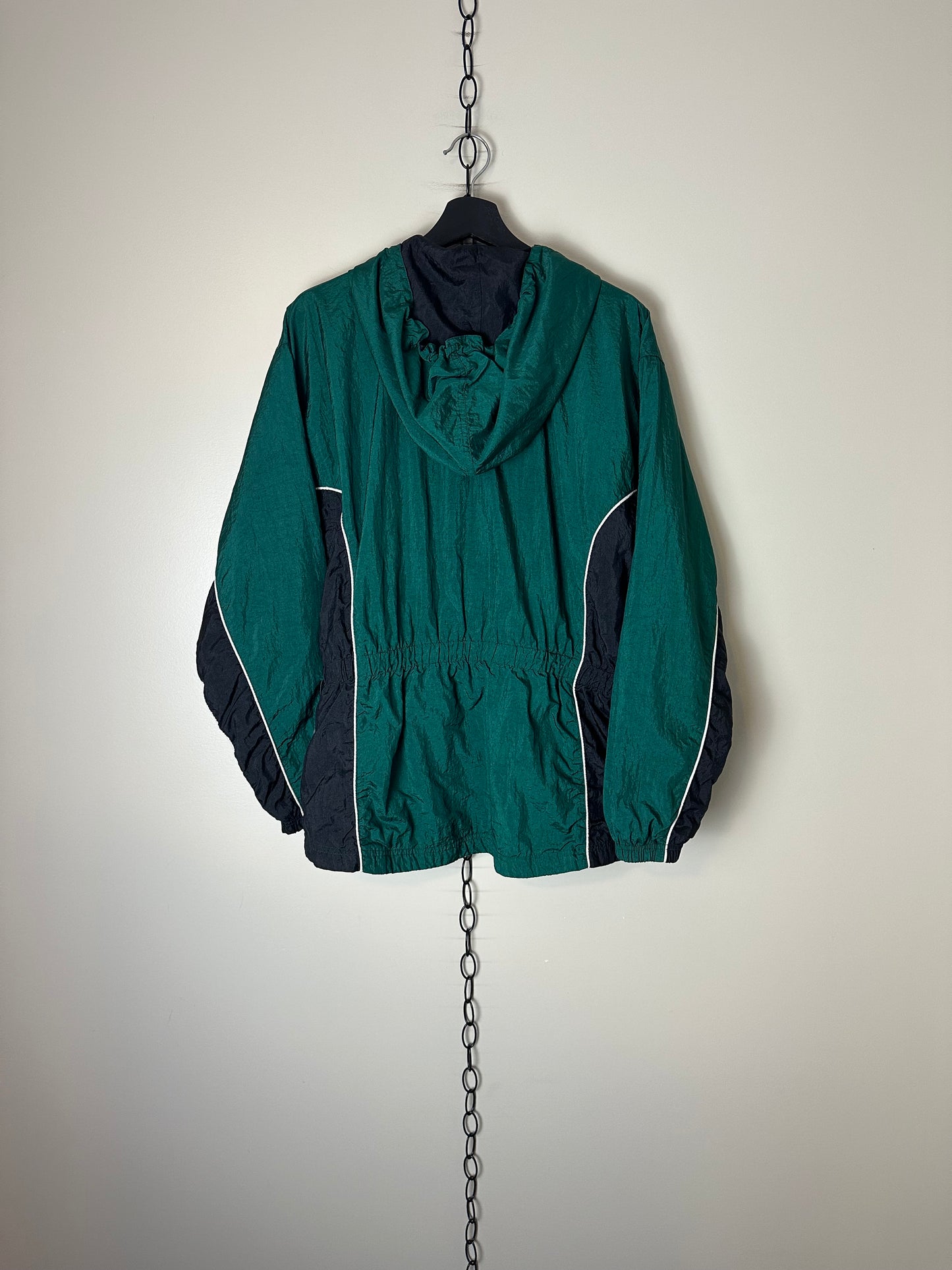 Vintage Adidas Green Zip-up Light Jacket - M