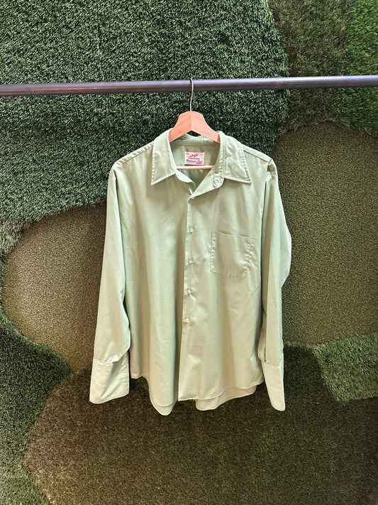 70s Forsyth Tacoma Sanforized Button-up Shirt - L