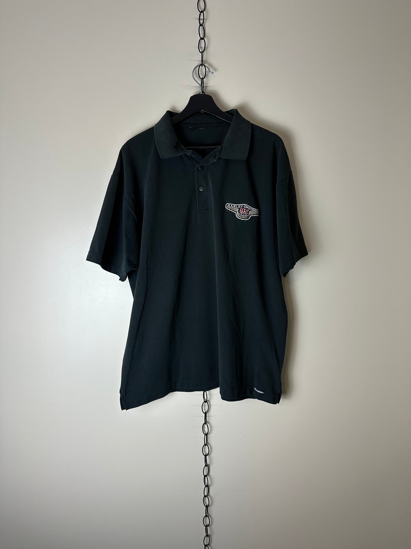 Vintage 1998 Harley Davidson 95th Anniversary Polo - XL