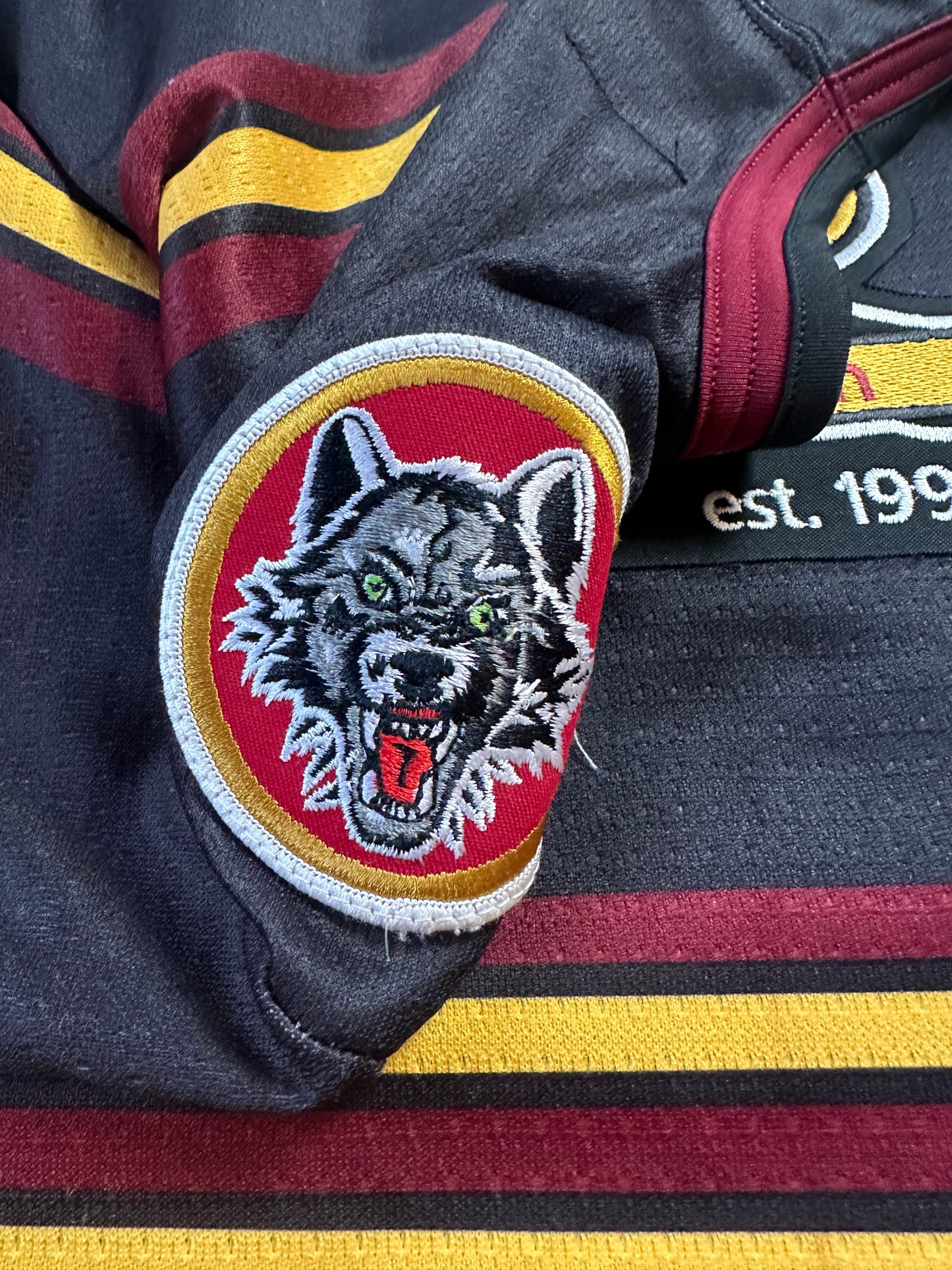 00s Chicago Wolves 10th Anniversary Hockey Jersey - M