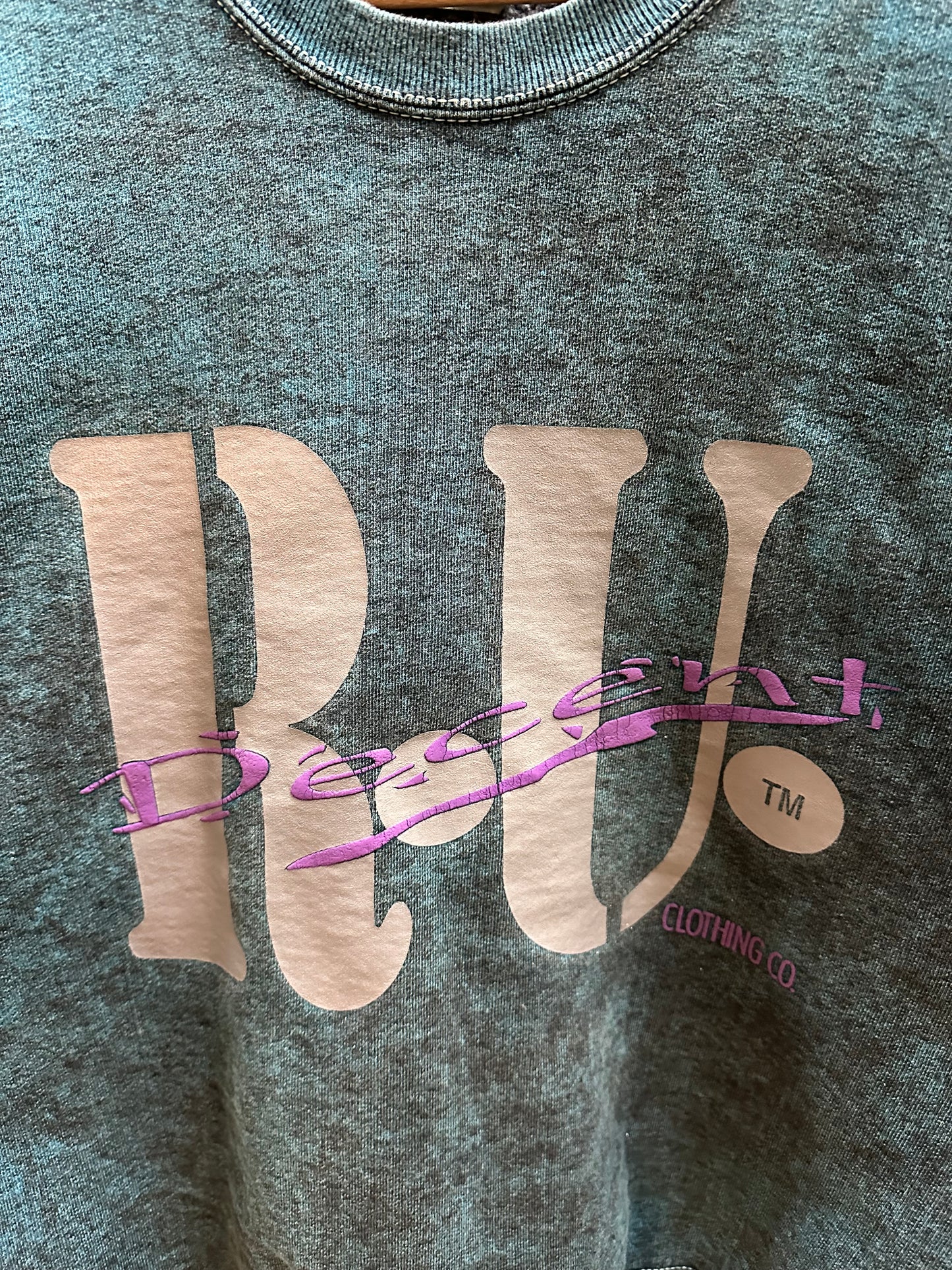 90s R U Decent Spellout Crewneck - M