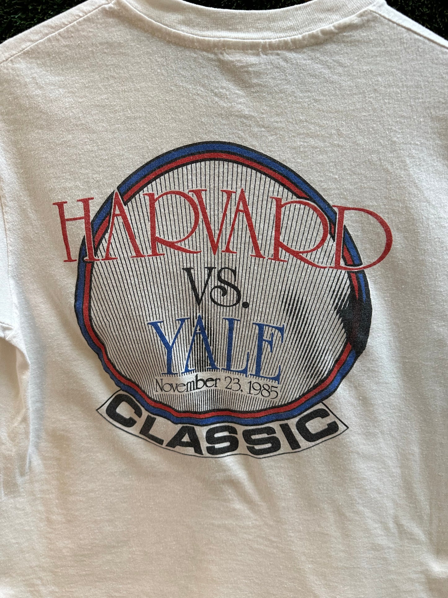 80s Harvard Vs Yale Classic T-shirt - S