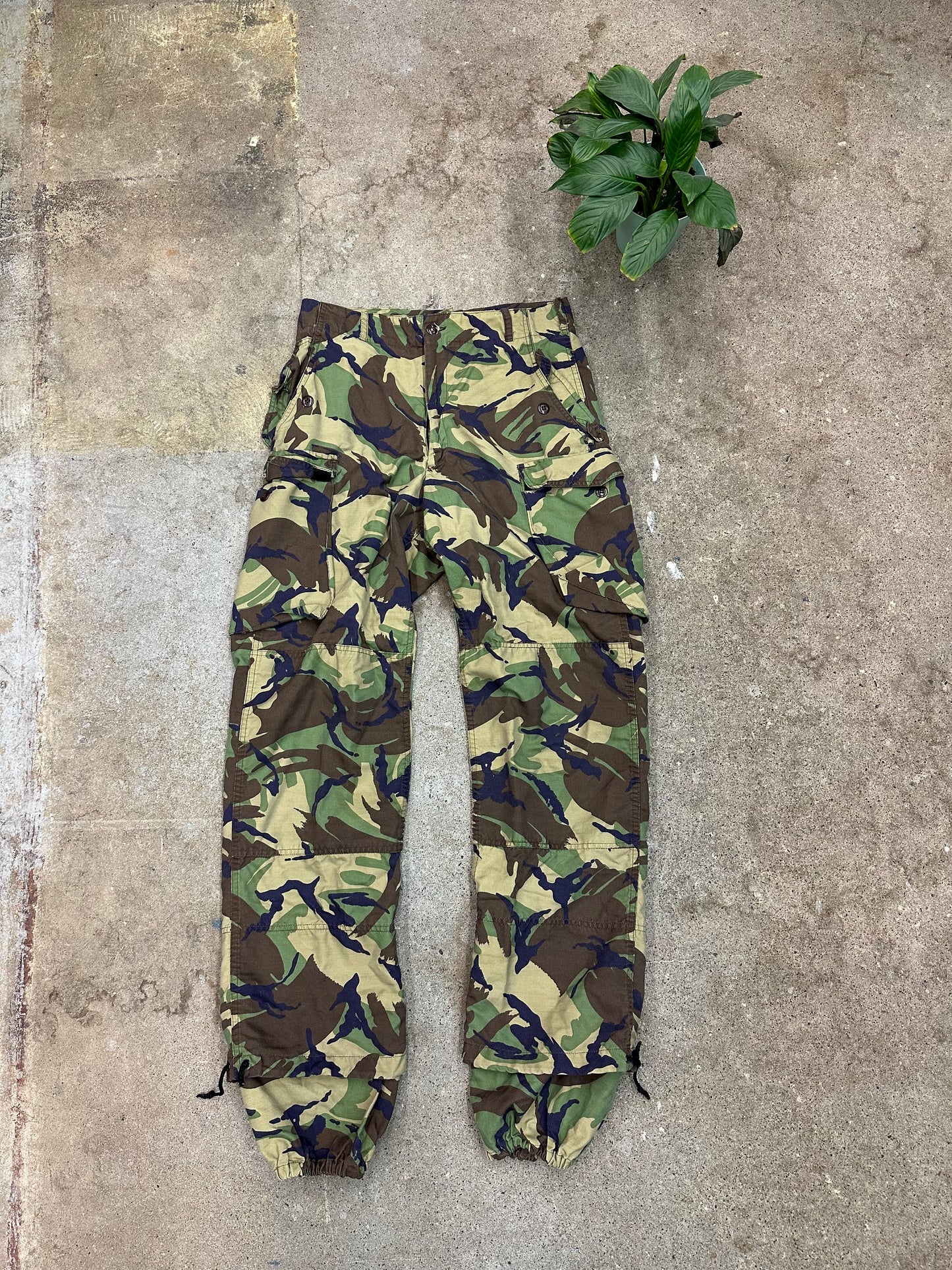 80s Camouflage Military Pants - 32