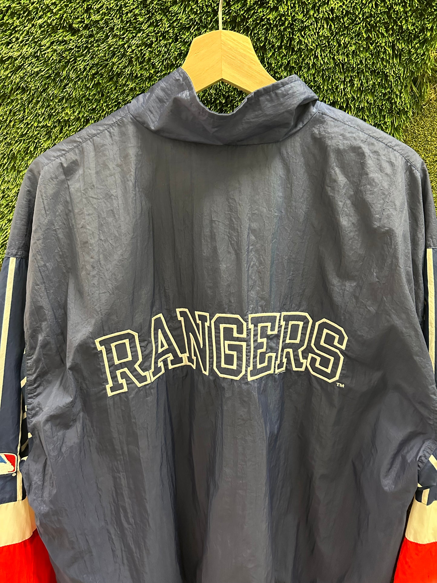 Vintage MLB Champion Texas Rangers Light Jacket - L