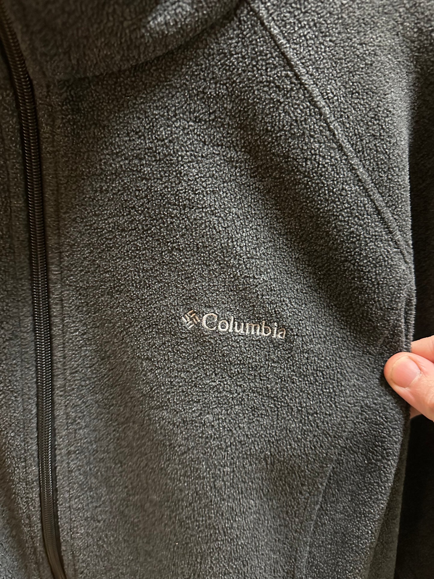 00s Columbia Grey Zip-up Fleece - XL