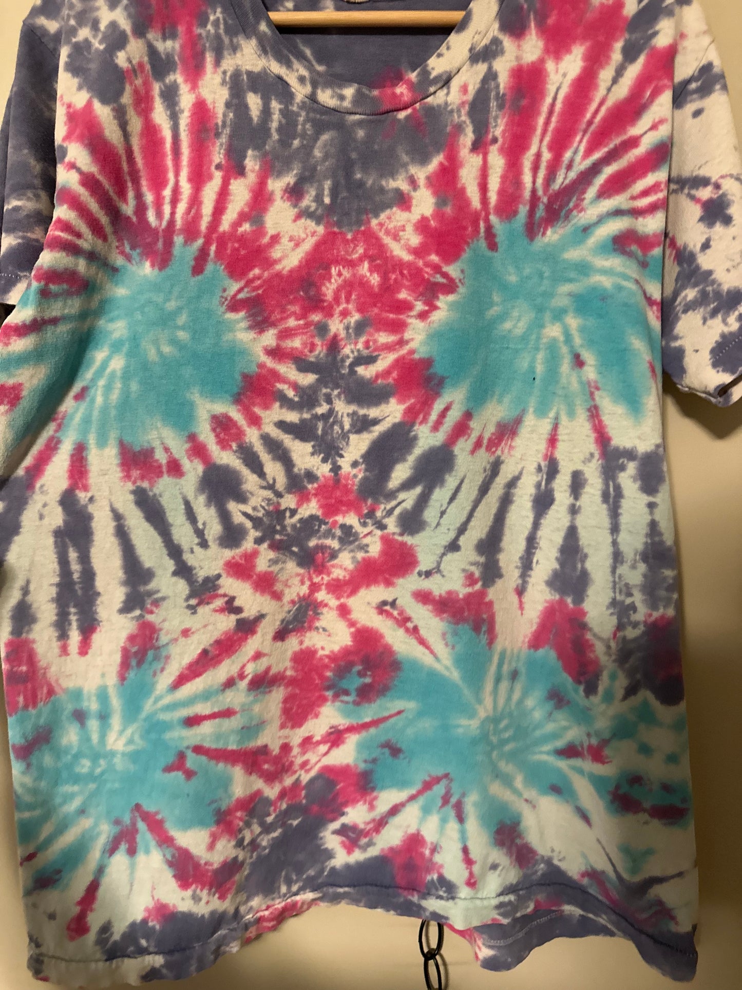 80s Tye-Dye T-shirt - L