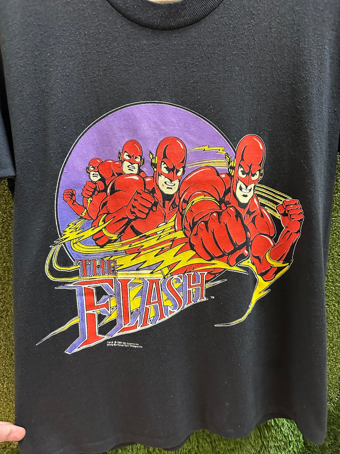 90s DC The Flash T-shirt Small