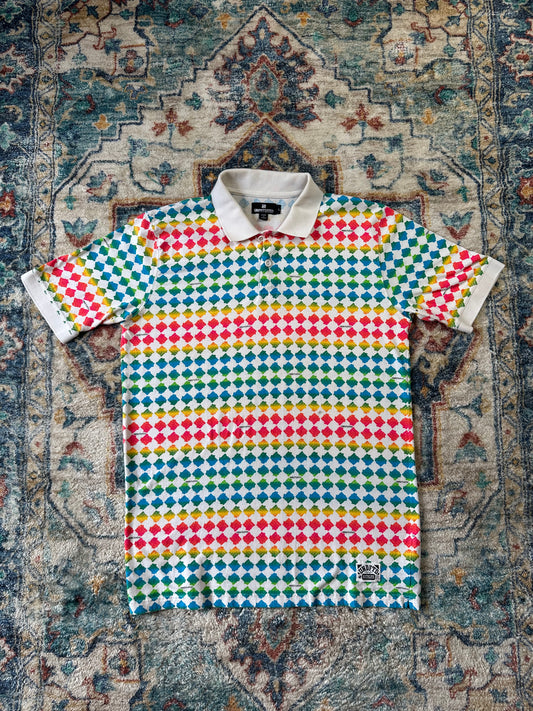 Undefeated All Over Print Polo Shirt - L